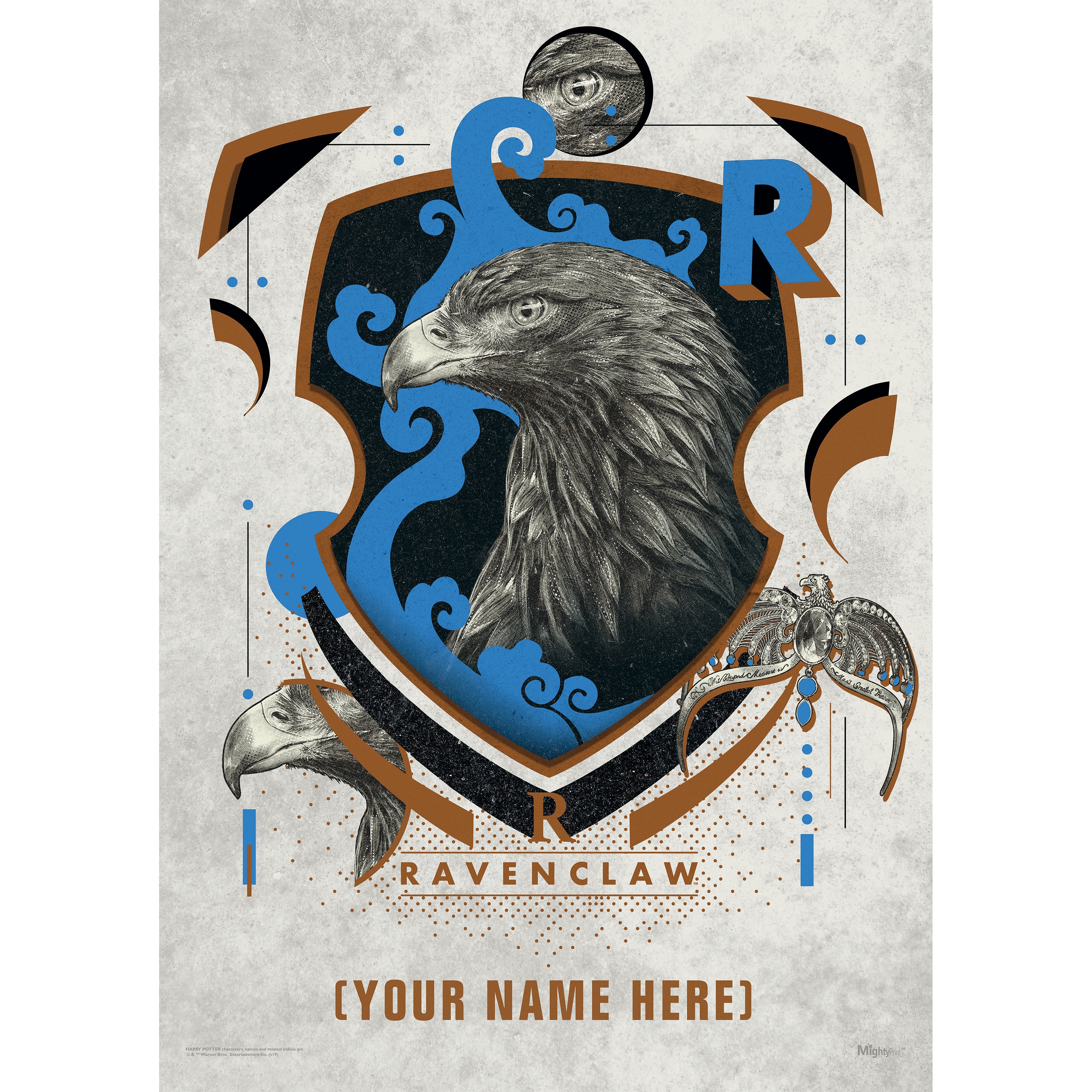 Harry Potter (Ravenclaw Magical Mischief - Personalized) MightyPrint™ Wall Art MP17240552