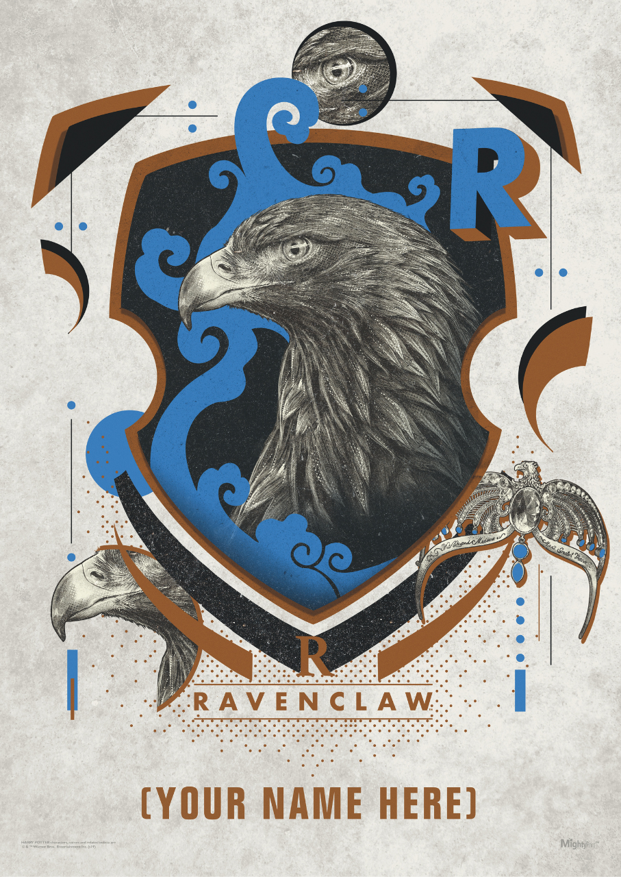 Harry Potter (Ravenclaw Magical Mischief - Personalized) MightyPrint™ Wall Art MP17240552