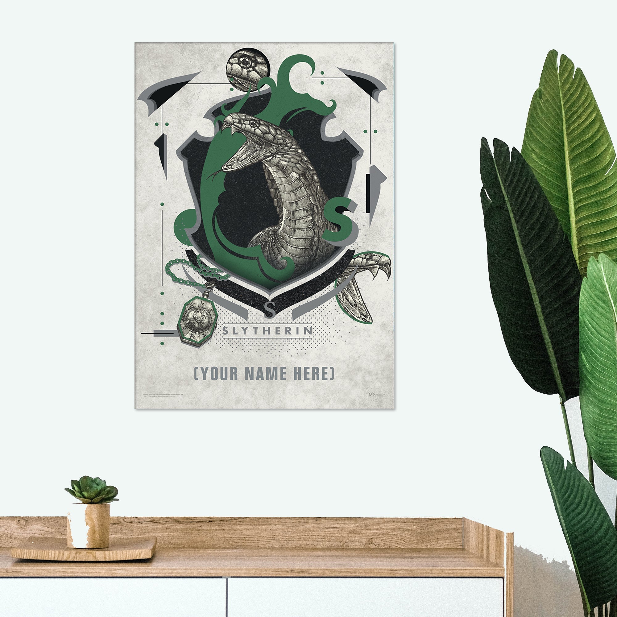 Harry Potter (Slytherin Magical Mischief - Personalized) MightyPrint™ Wall Art MP17240553