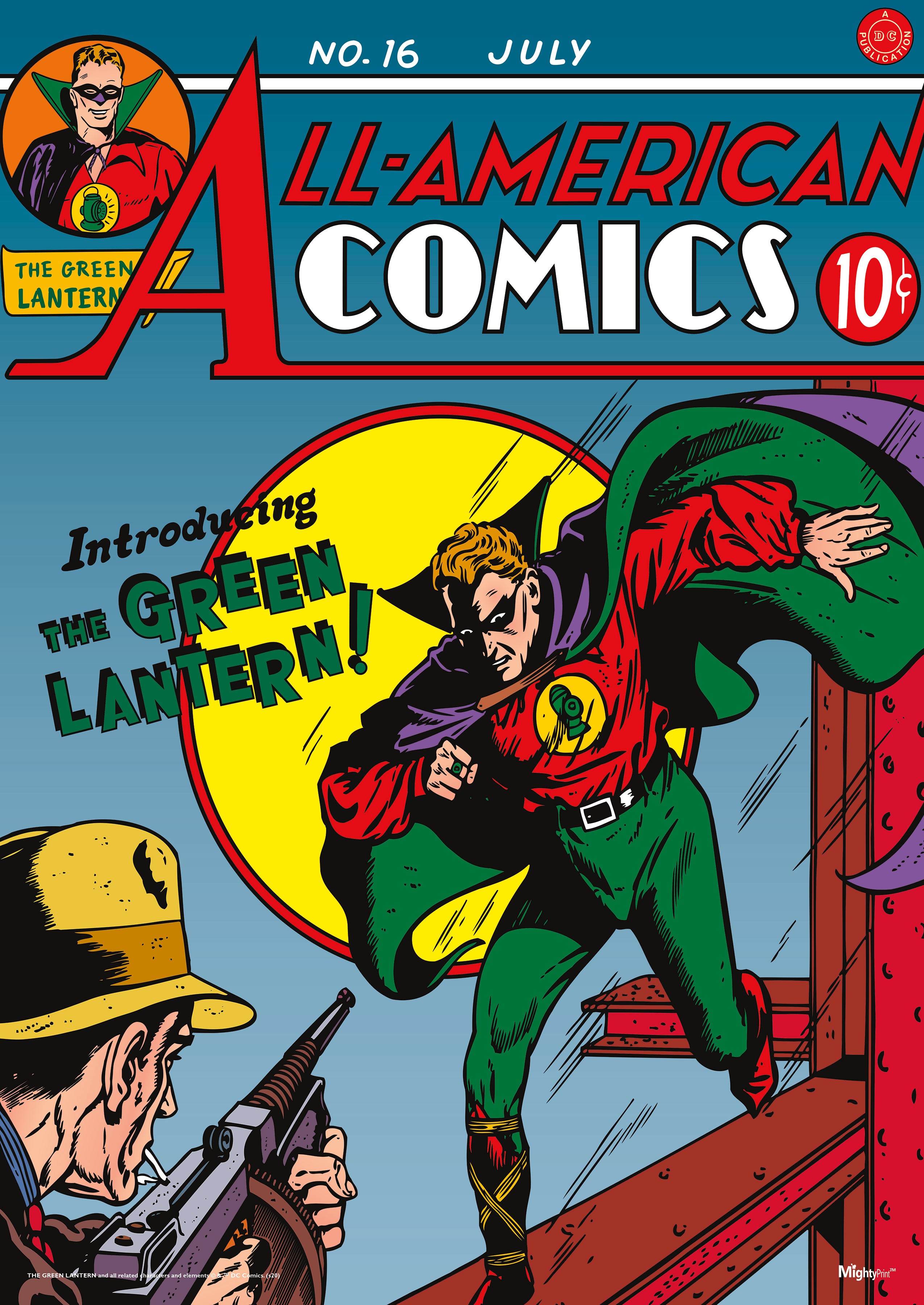 DC Comics (Introducing The Green Lantern) MightyPrint™ Wall Art MP17240572