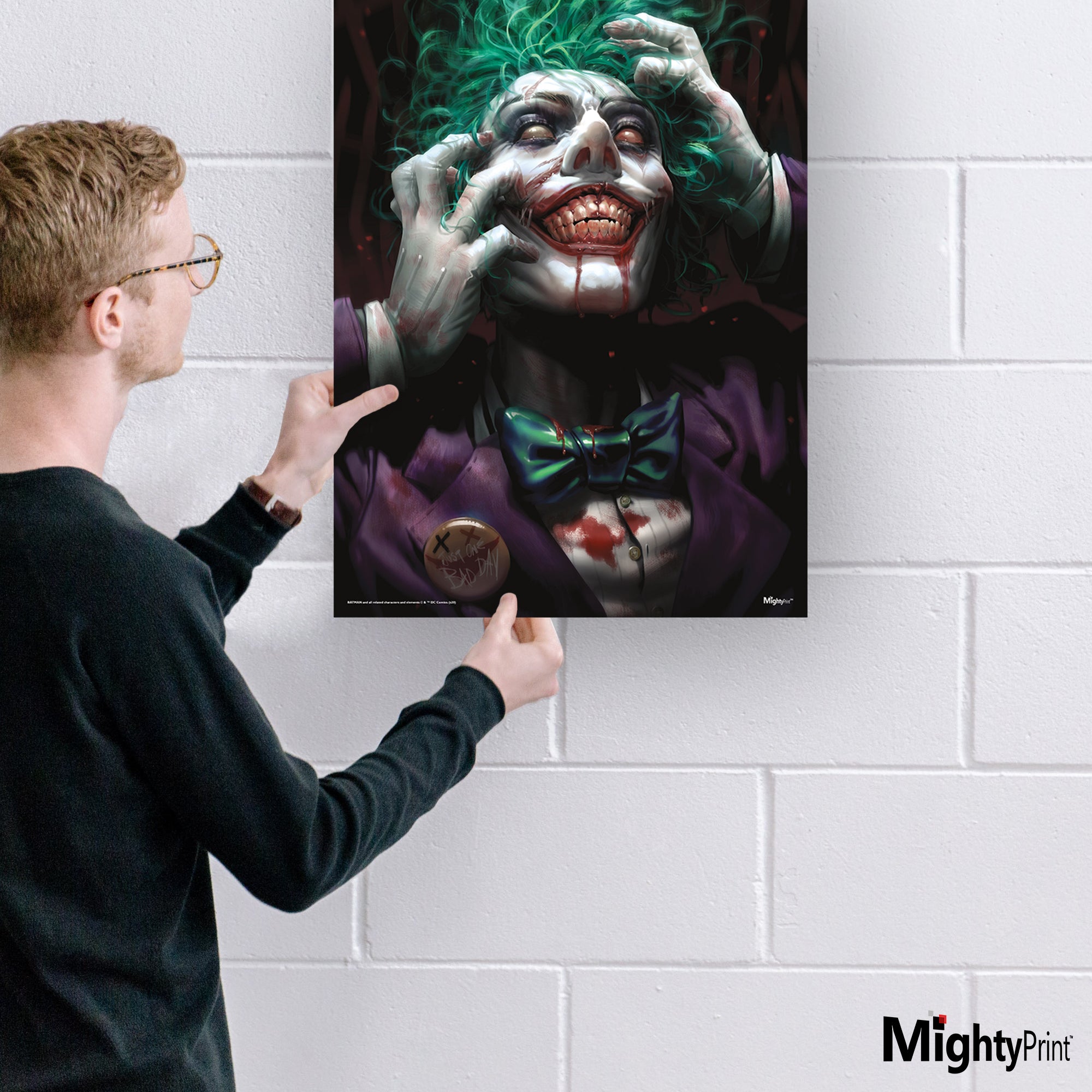 DC Comics (Joker - DCeased Zombie) MightyPrint™ Wall Art MP17240577