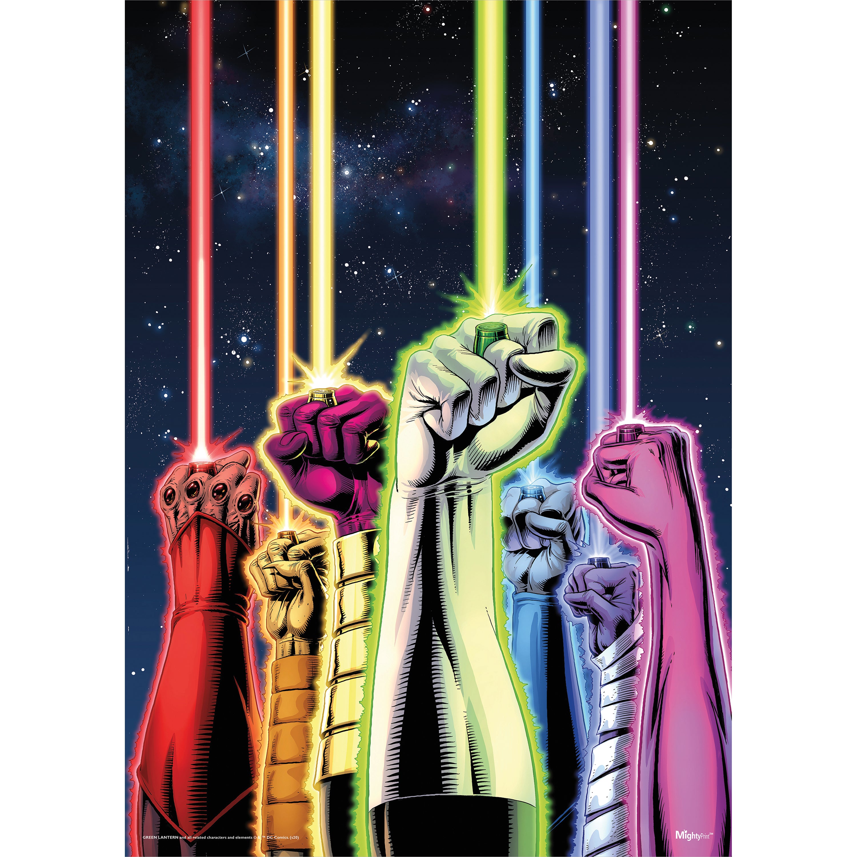 DC Comics (Lanterns Unite) MightyPrint™ Wall Art MP17240580