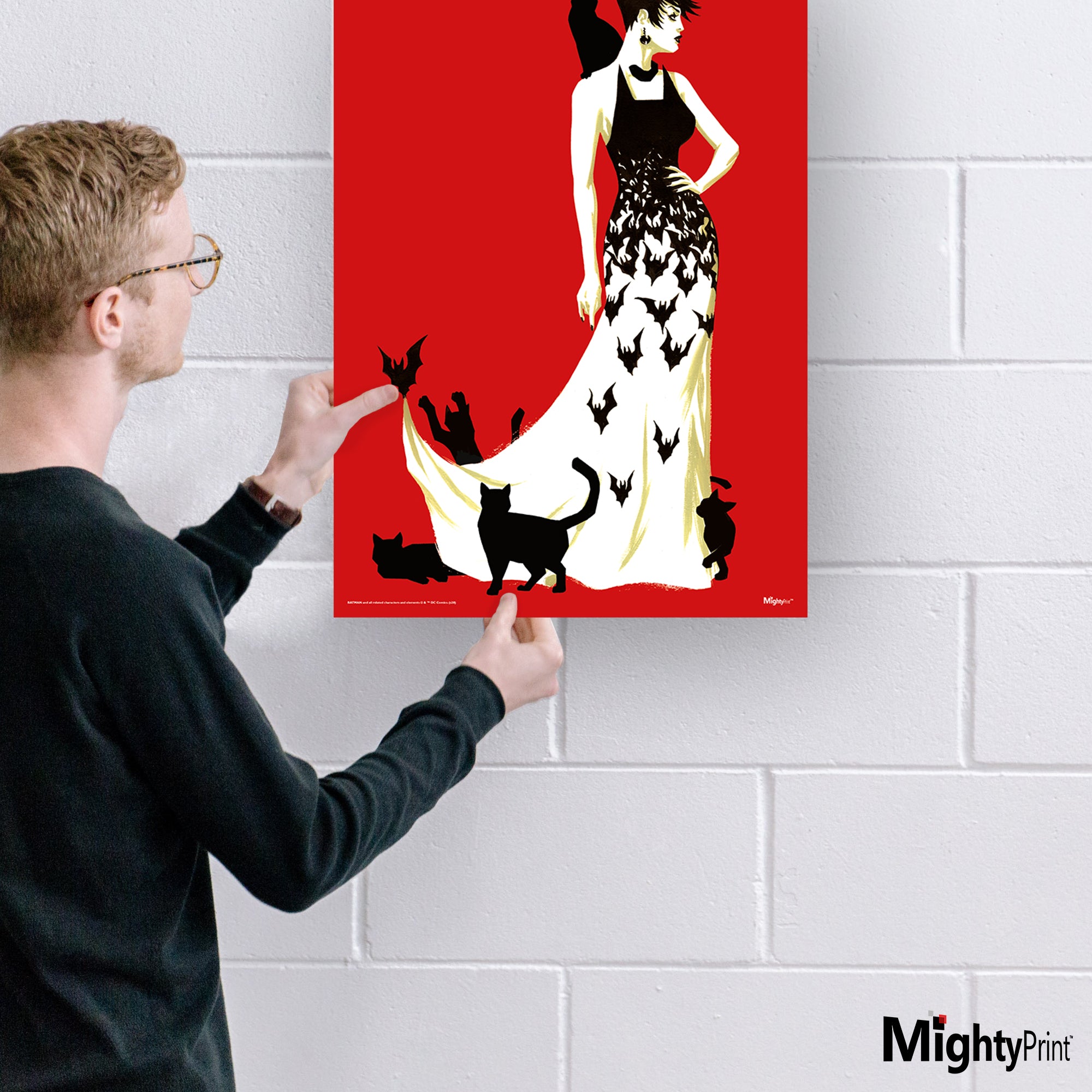 DC Comics (Catwoman - Cats & Bats) MightyPrint™ Wall Art MP17240582