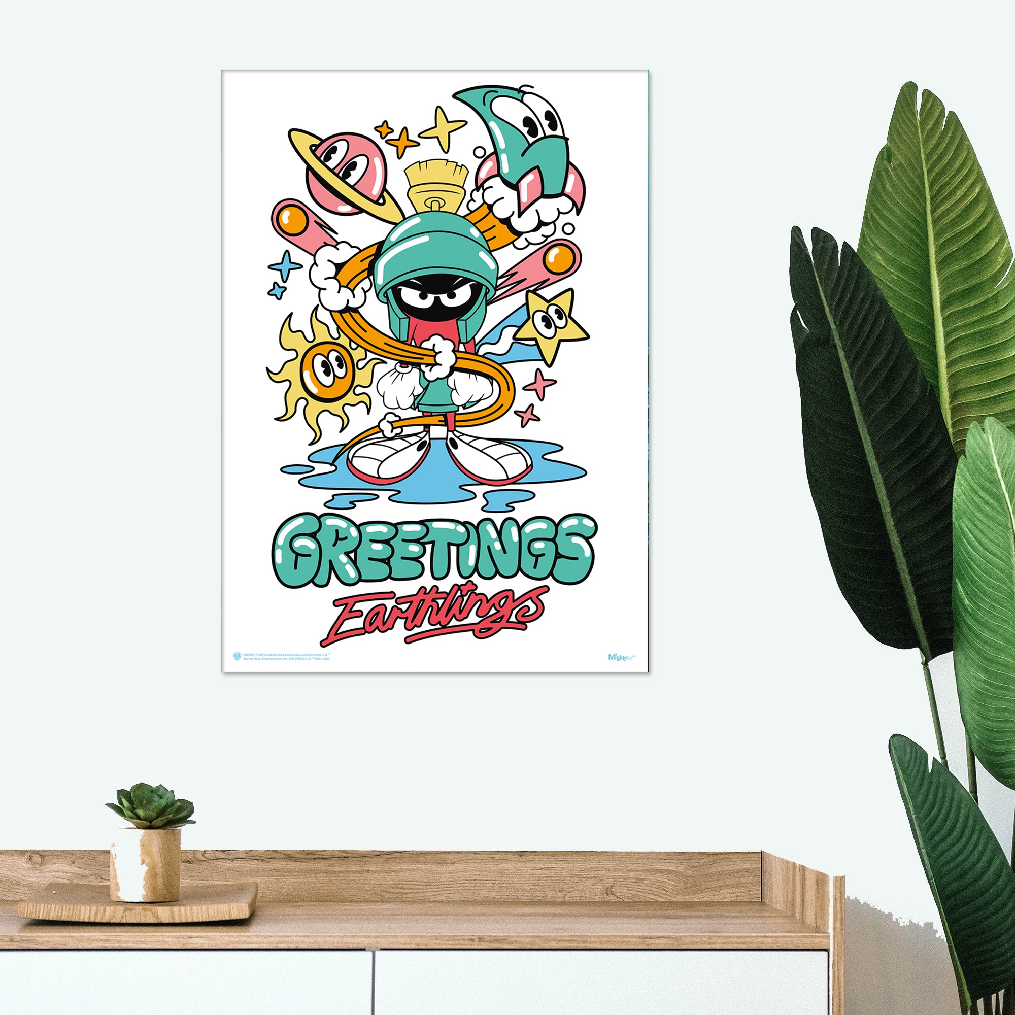 Looney Tunes (Marvin the Martian - Greetings Earthlings) MightyPrint™ Wall Art MP17240583