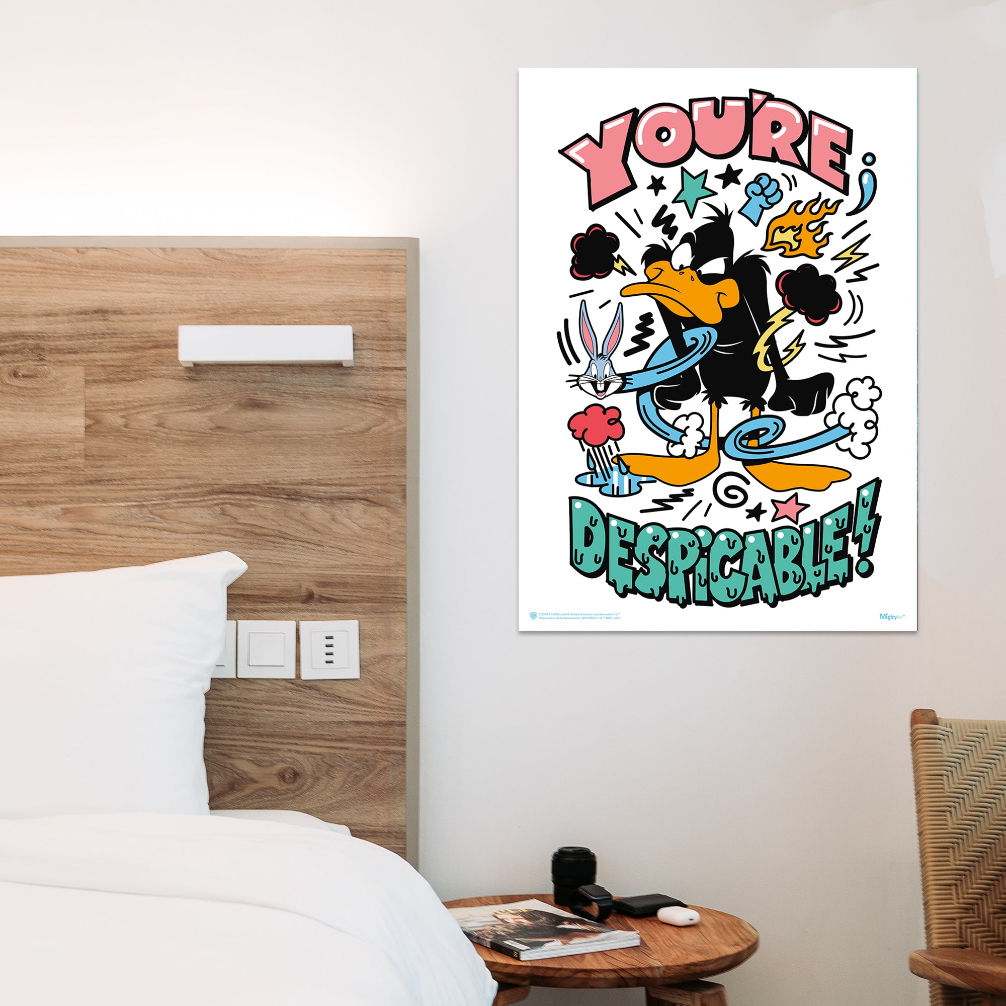 Looney Tunes (Daffy Duck - Youre Despicable) MightyPrint™ Wall Art MP17240585