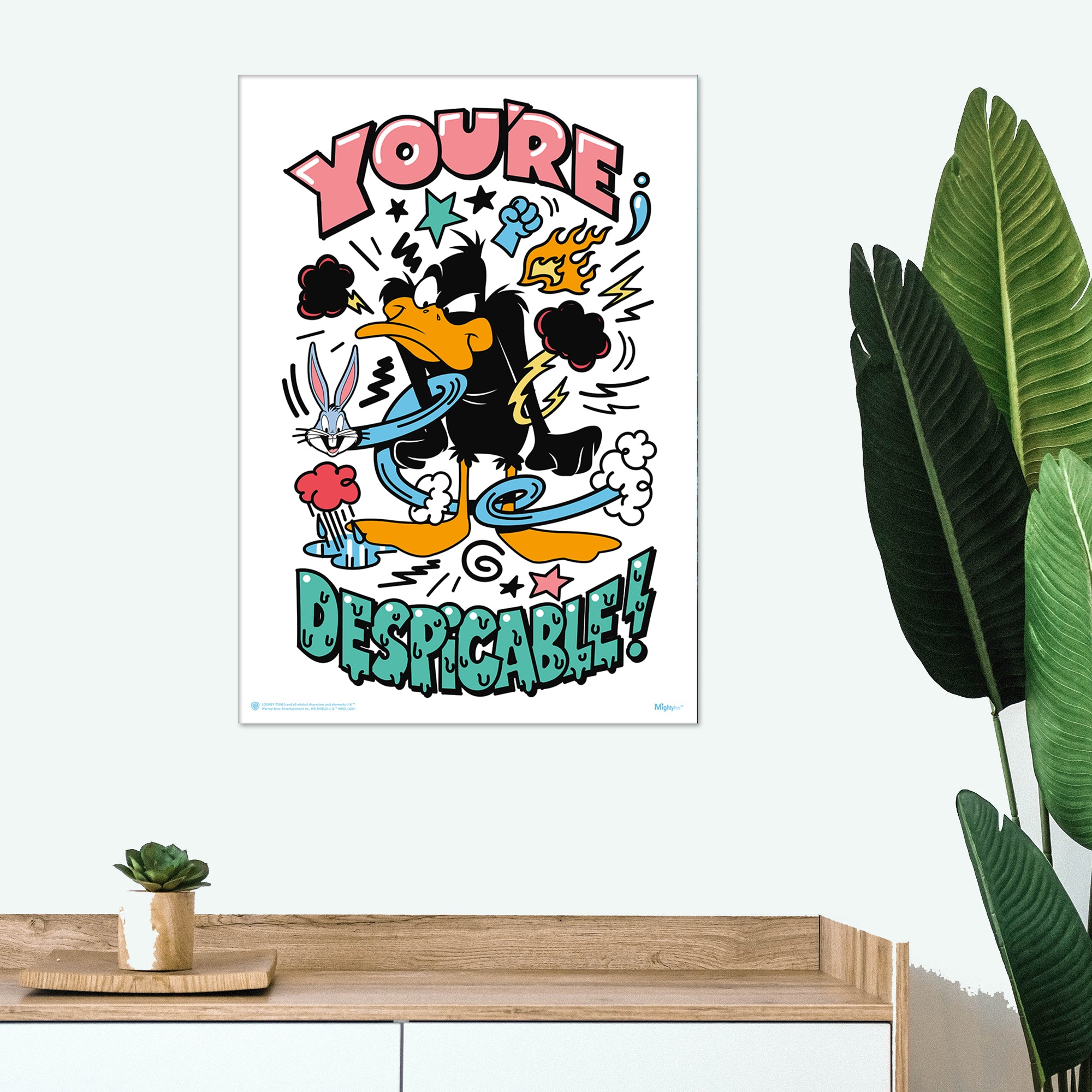 Looney Tunes (Daffy Duck - Youre Despicable) MightyPrint™ Wall Art MP17240585