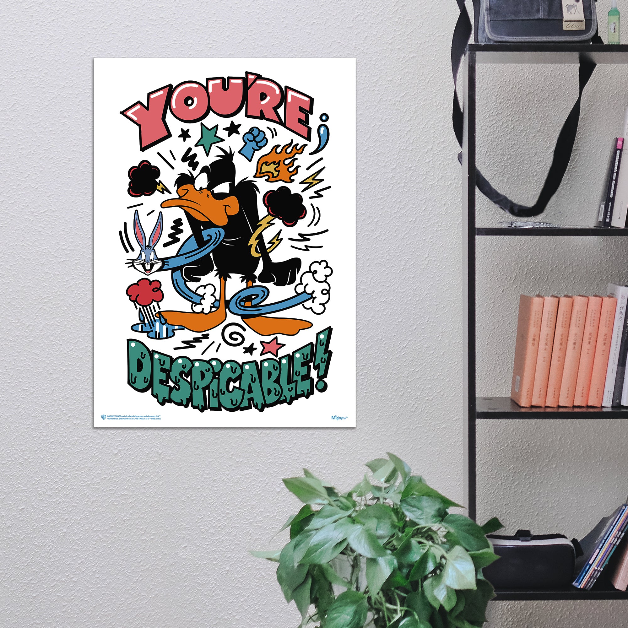 Looney Tunes (Daffy Duck - Youre Despicable) MightyPrint™ Wall Art MP17240585