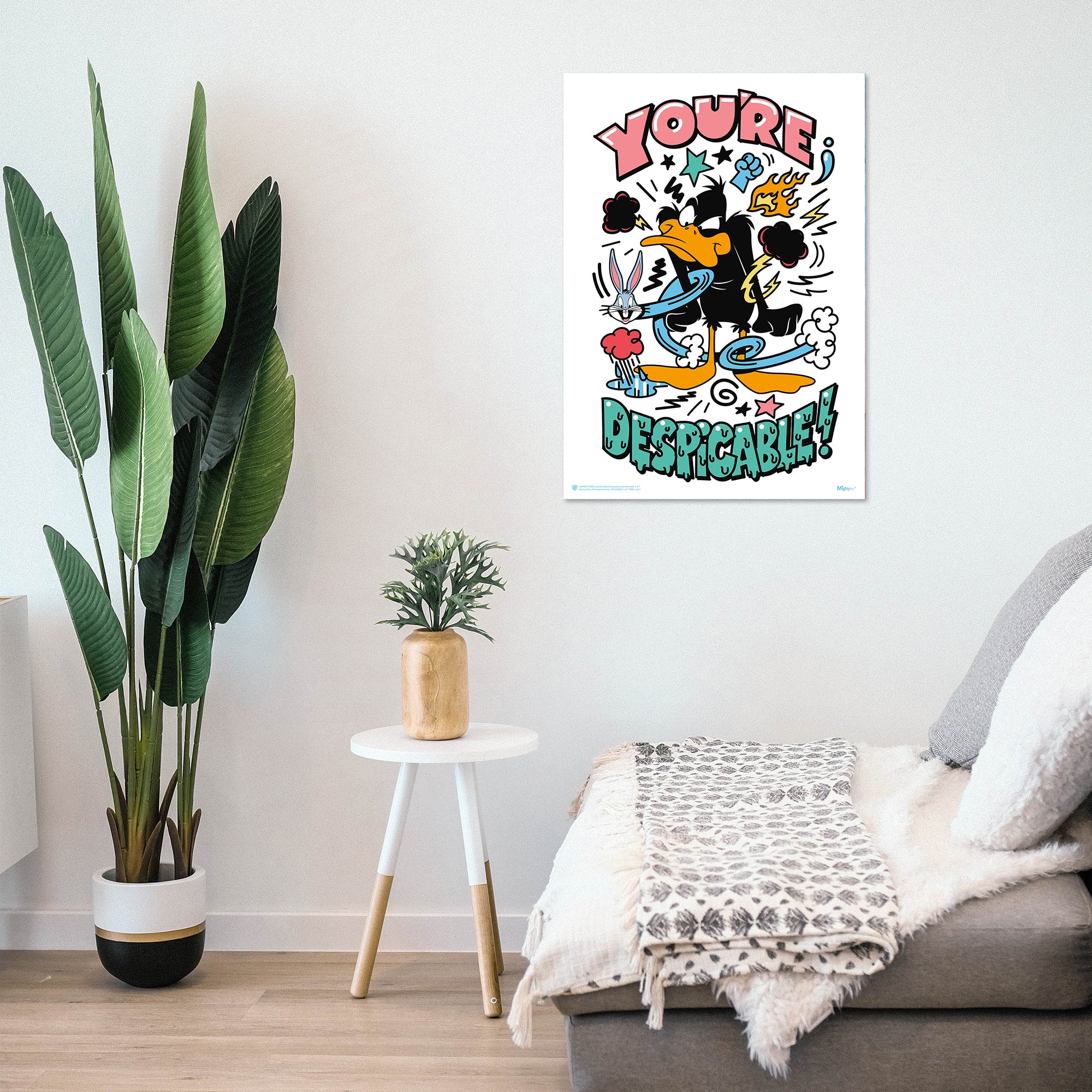 Looney Tunes (Daffy Duck - Youre Despicable) MightyPrint™ Wall Art MP17240585