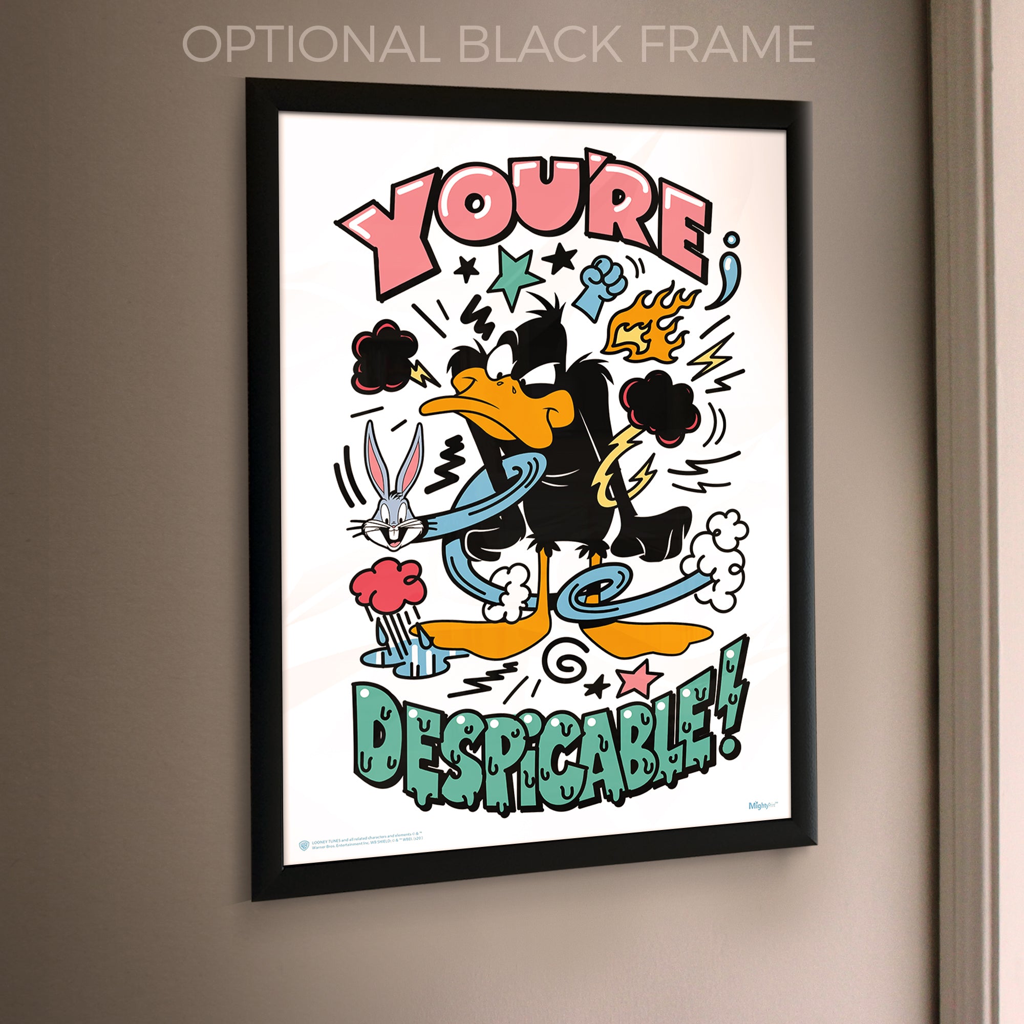 Looney Tunes (Daffy Duck - Youre Despicable) MightyPrint™ Wall Art MP17240585