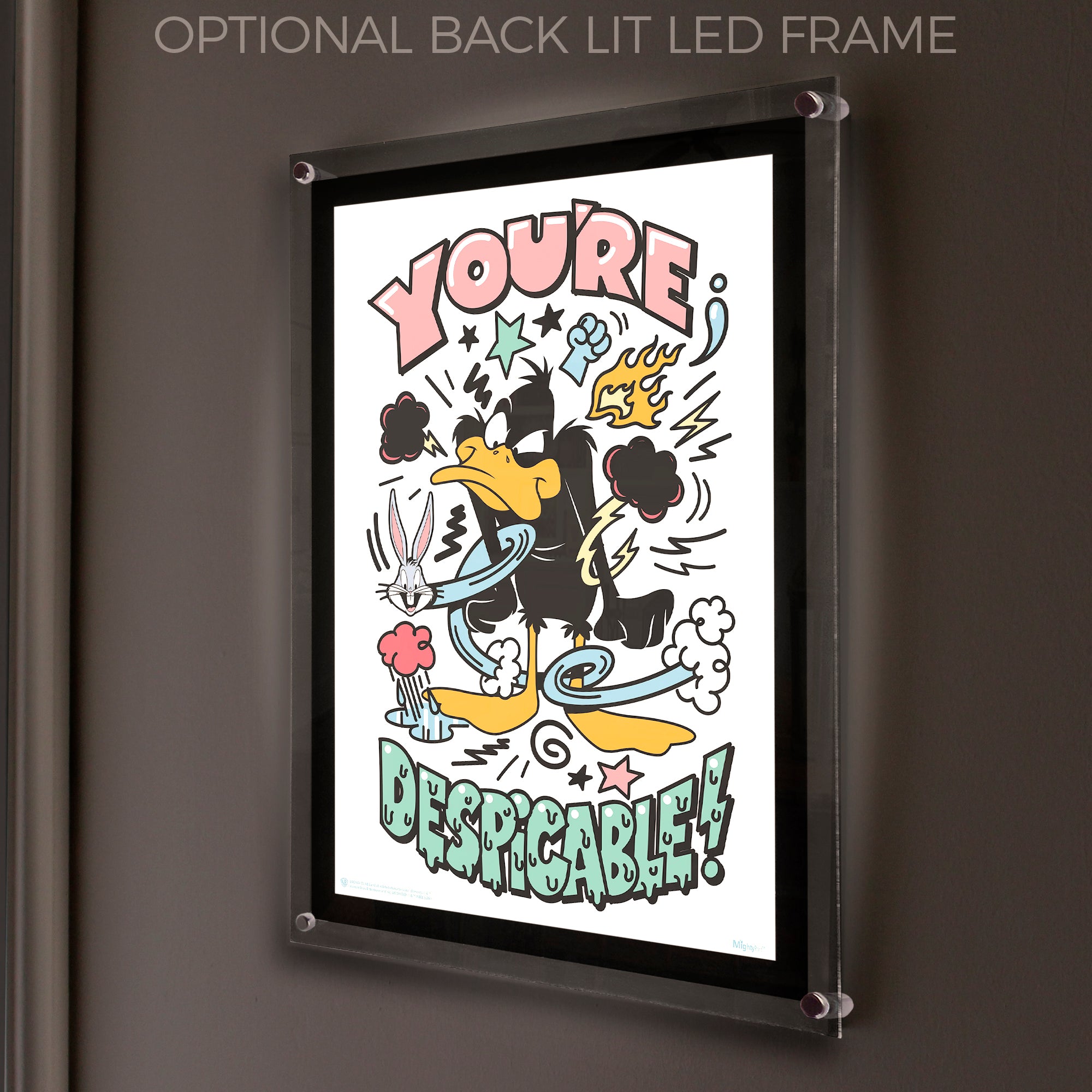 Looney Tunes (Daffy Duck - Youre Despicable) MightyPrint™ Wall Art MP17240585