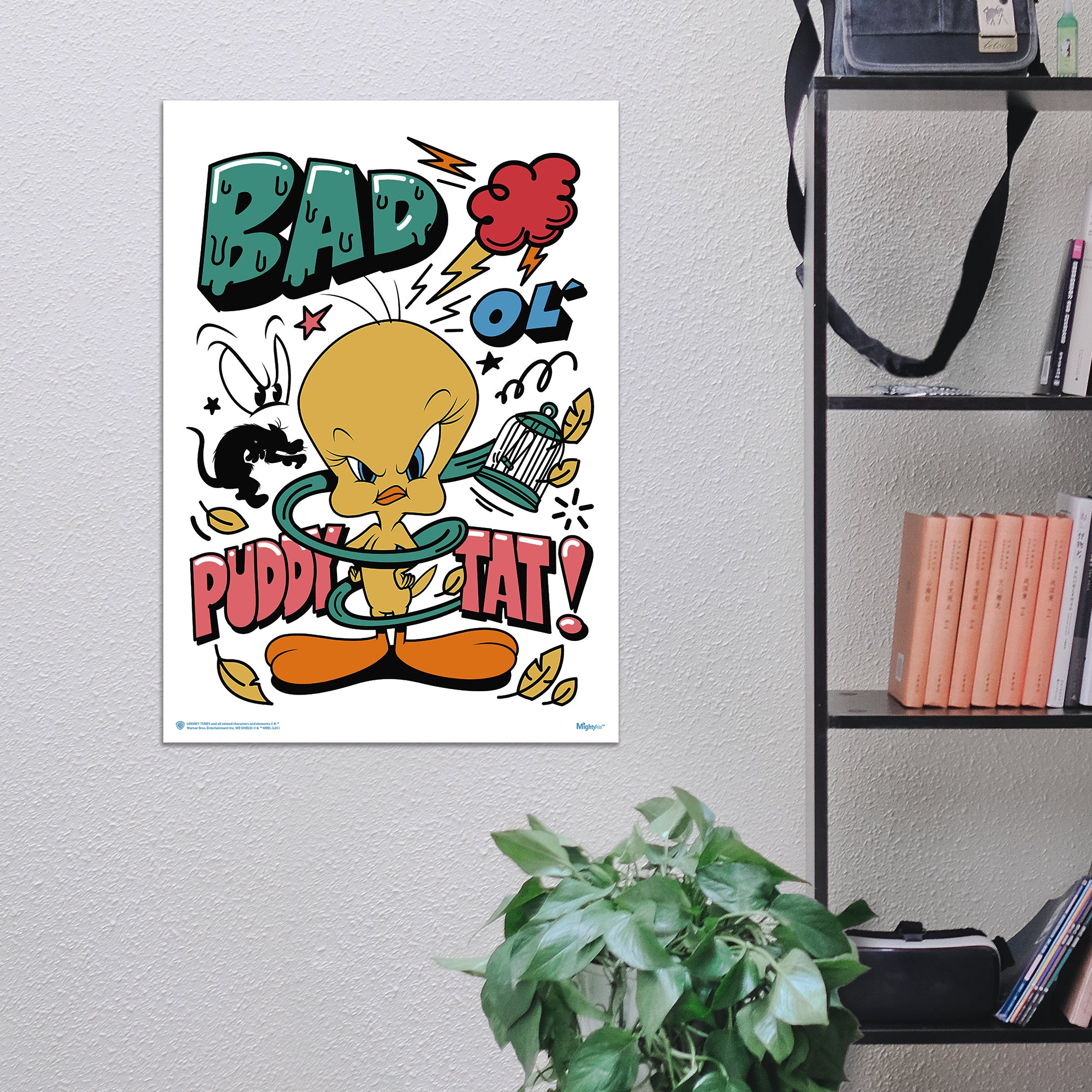 Looney Tunes (Tweety Bird - Bad Ol Puddy Tat) MightyPrint™ Wall Art MP17240586