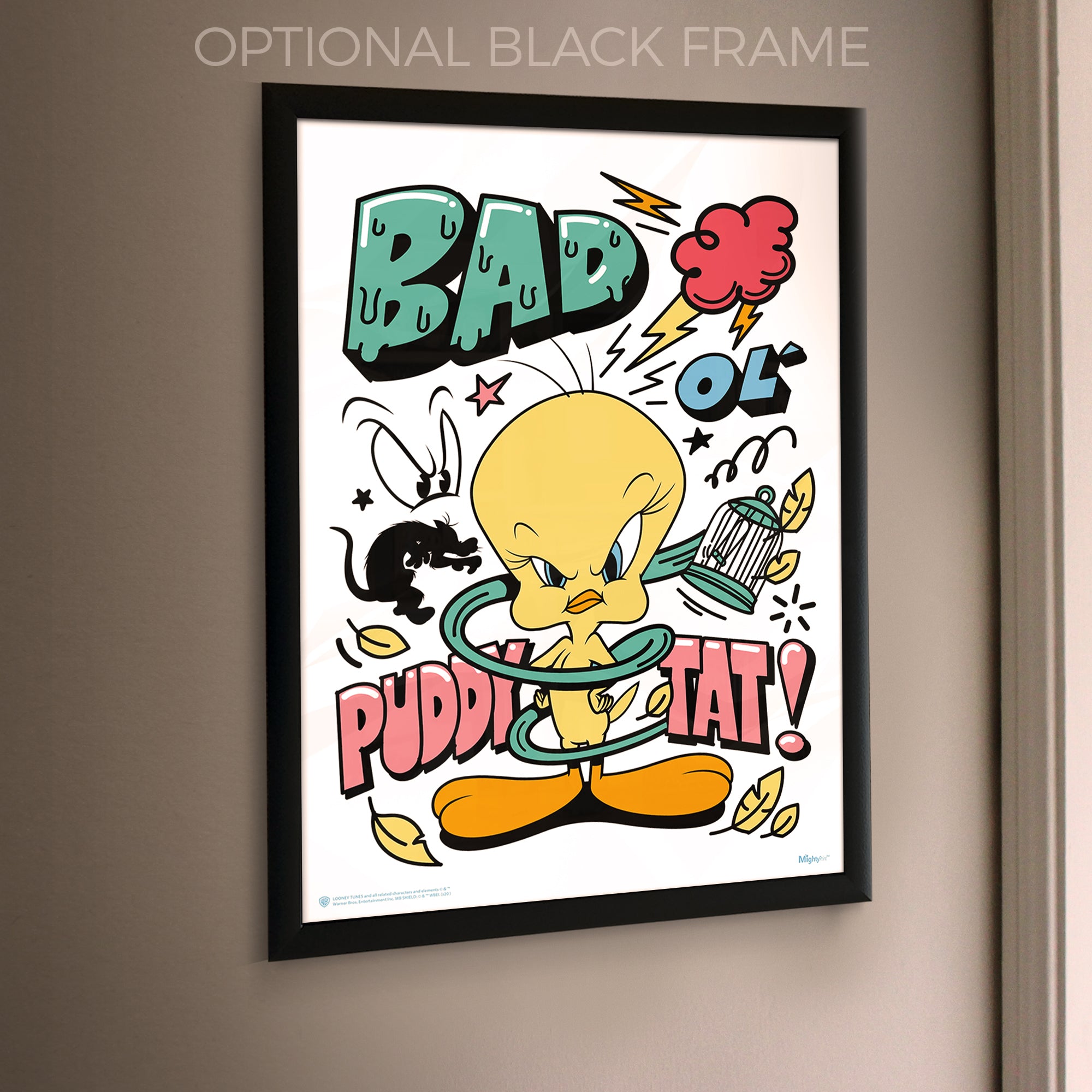 Looney Tunes (Tweety Bird - Bad Ol Puddy Tat) MightyPrint™ Wall Art MP17240586