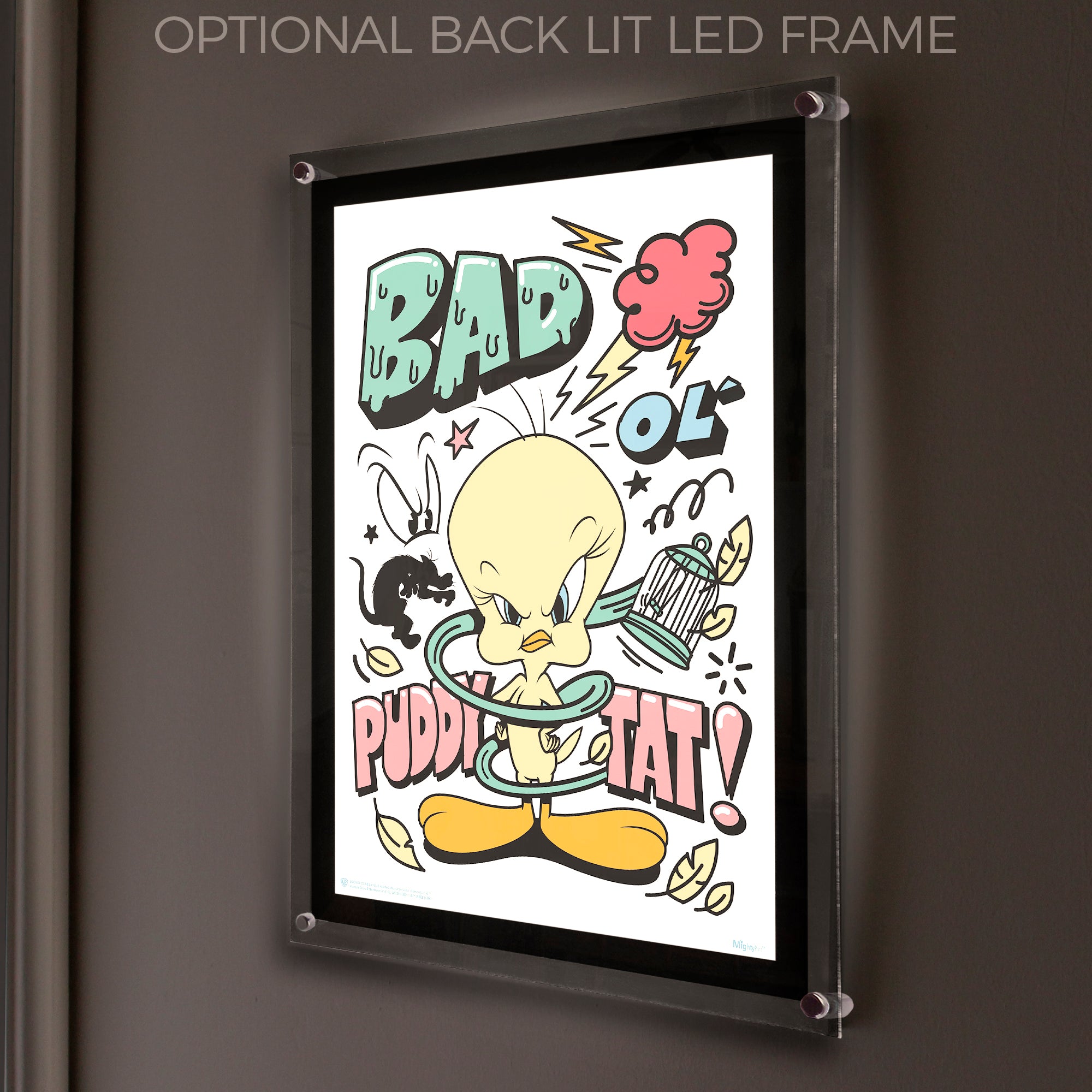 Looney Tunes (Tweety Bird - Bad Ol Puddy Tat) MightyPrint™ Wall Art MP17240586