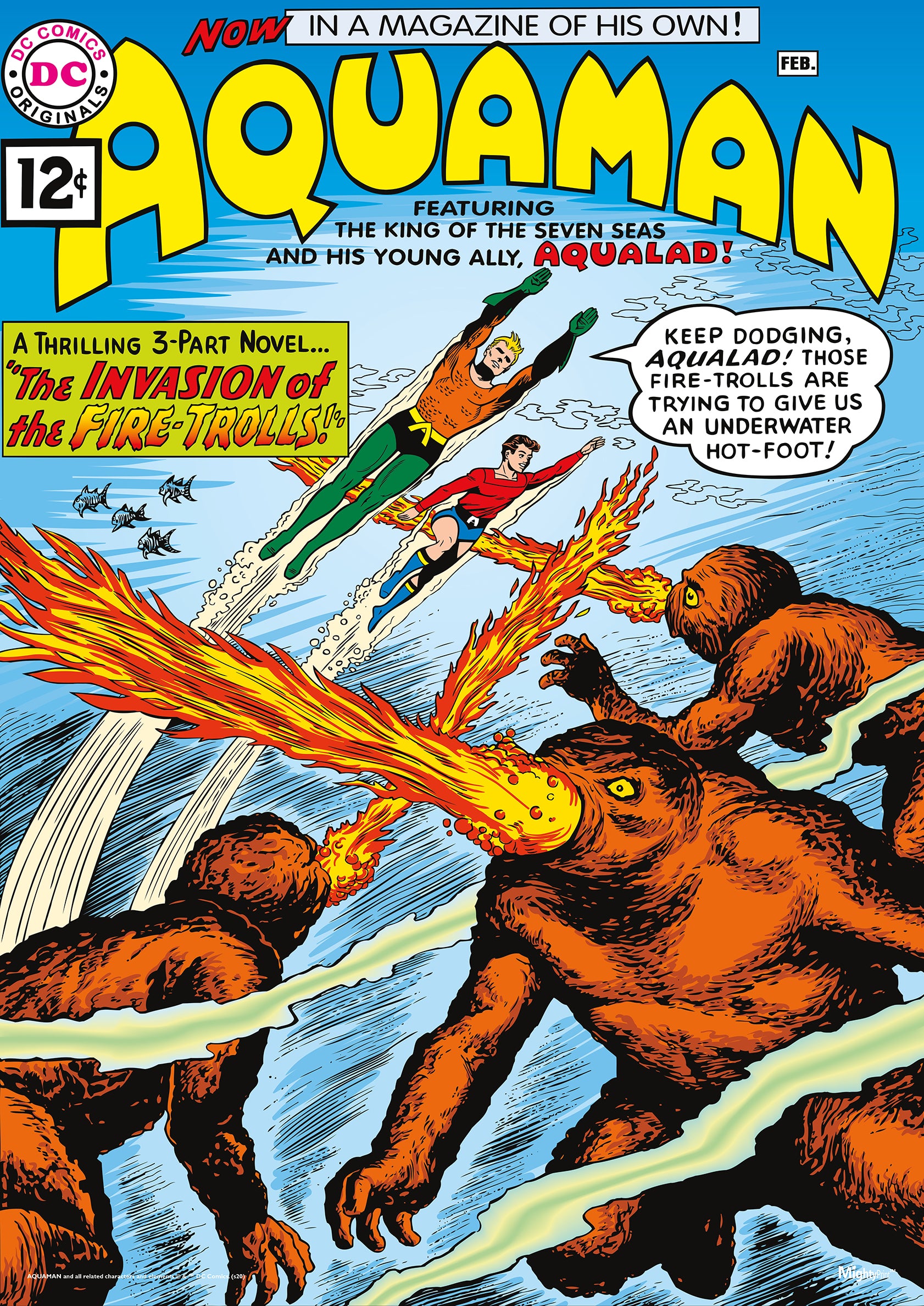 DC Comics (Aquaman - Issue #1) MightyPrint™ Wall Art MP17240592