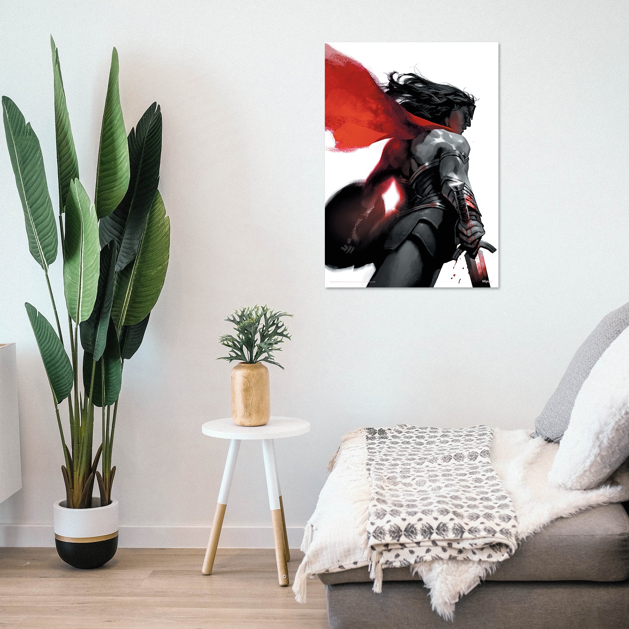 DC Comcs (Wonder Woman - Negative Space) MightyPrint™ Wall Art MP17240593