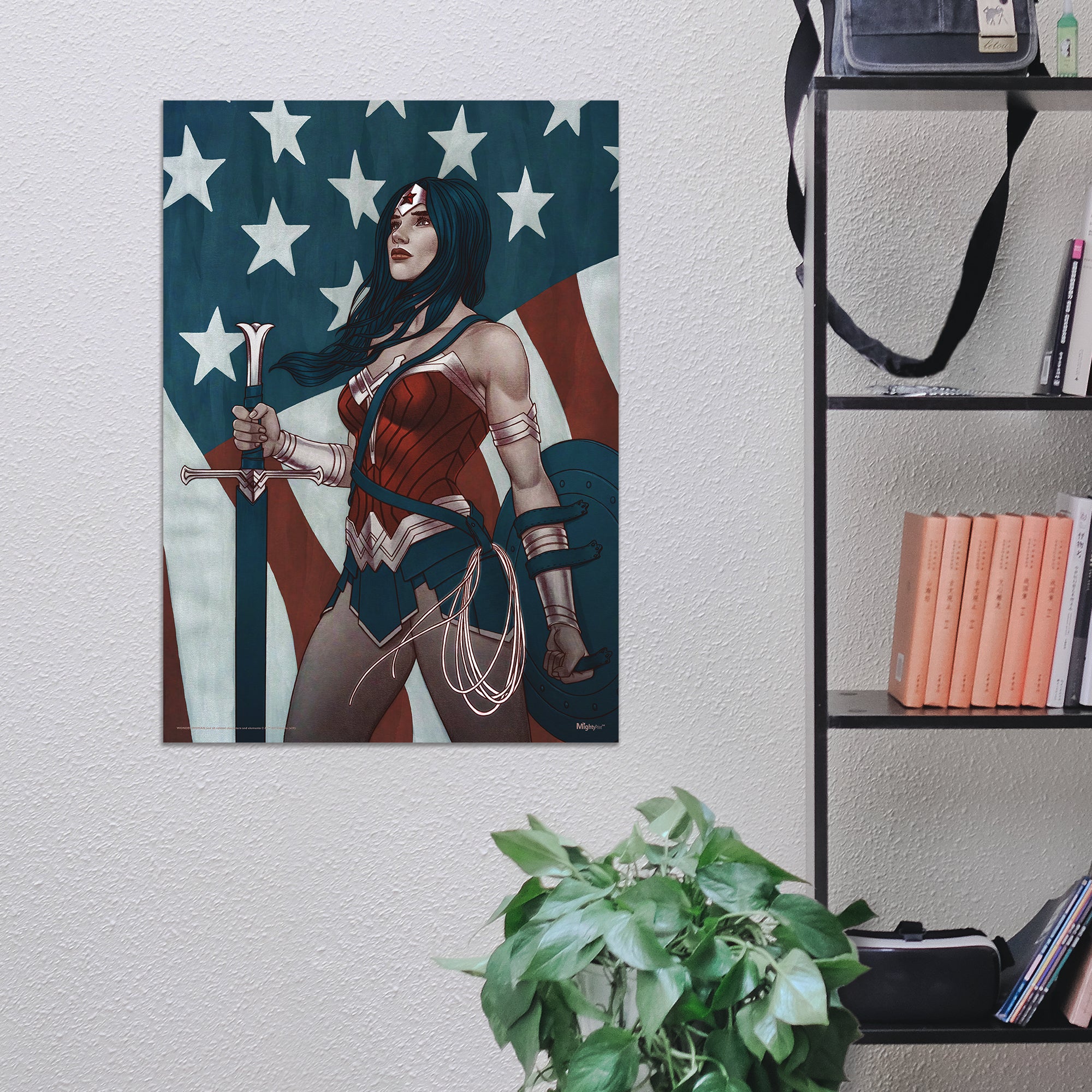 DC Comics (Wonder Woman - Star Spangled Banner) MightyPrint™ Wall Art MP17240594