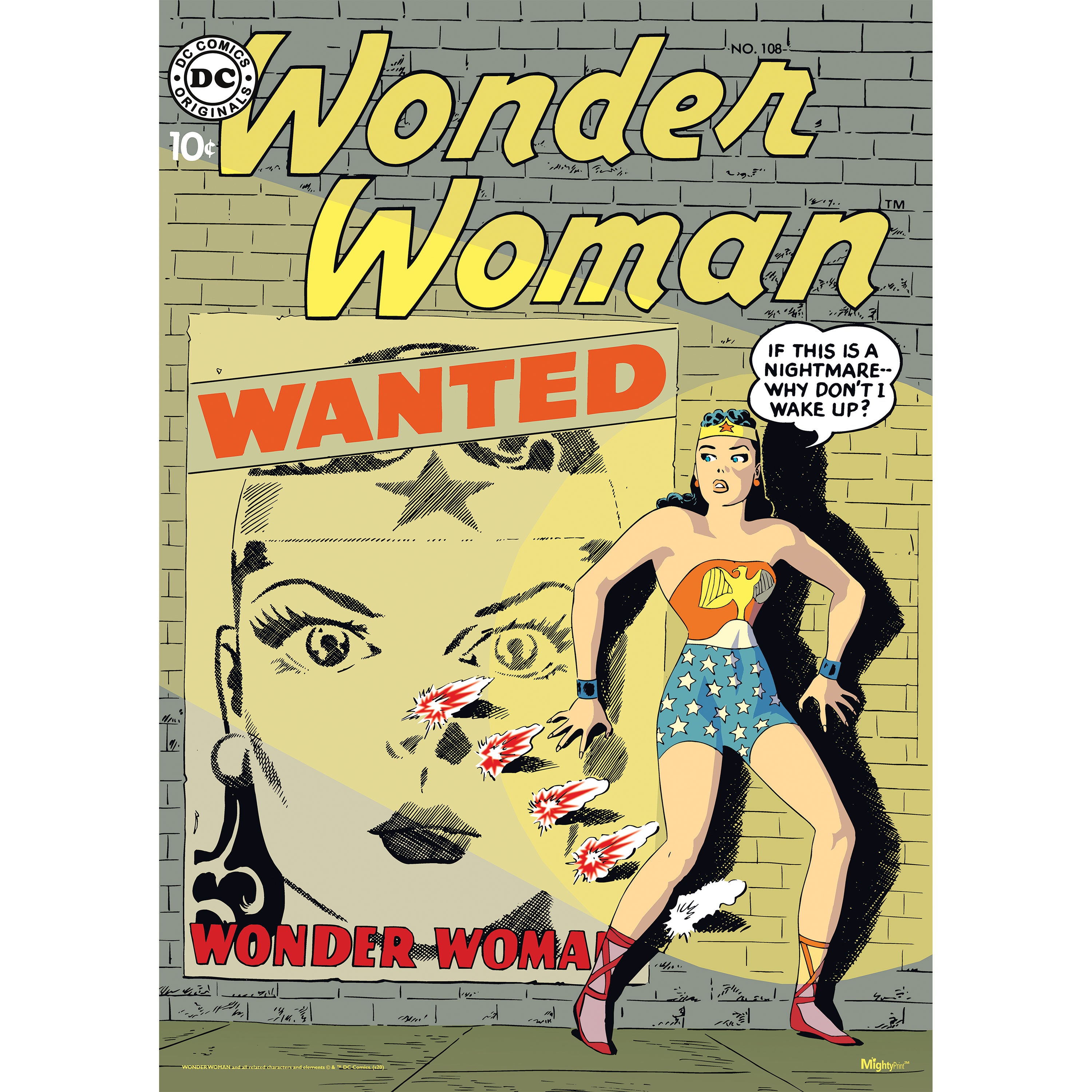 DC Comics (Wonder Woman - Wanted) MightyPrint™ Wall Art MP17240595