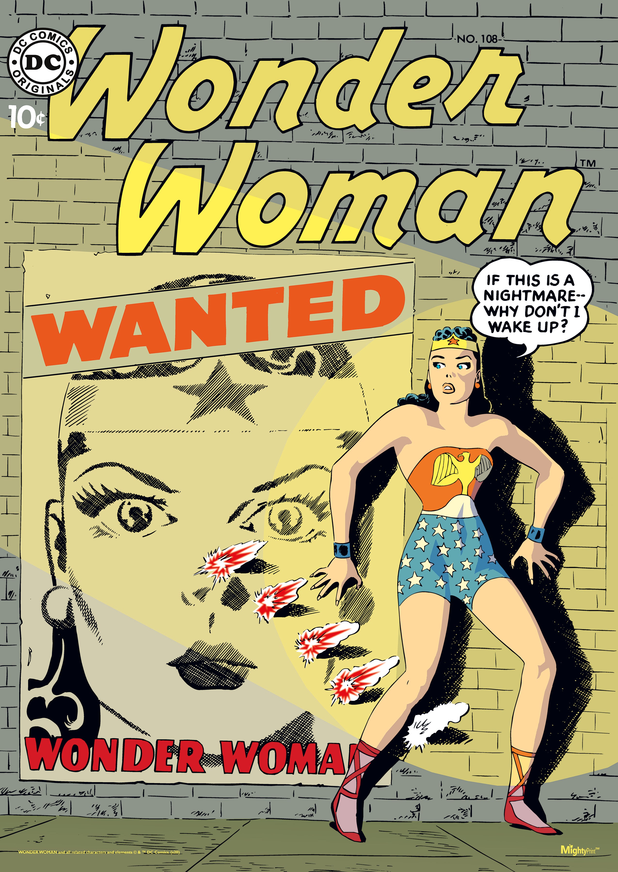DC Comics (Wonder Woman - Wanted) MightyPrint™ Wall Art MP17240595