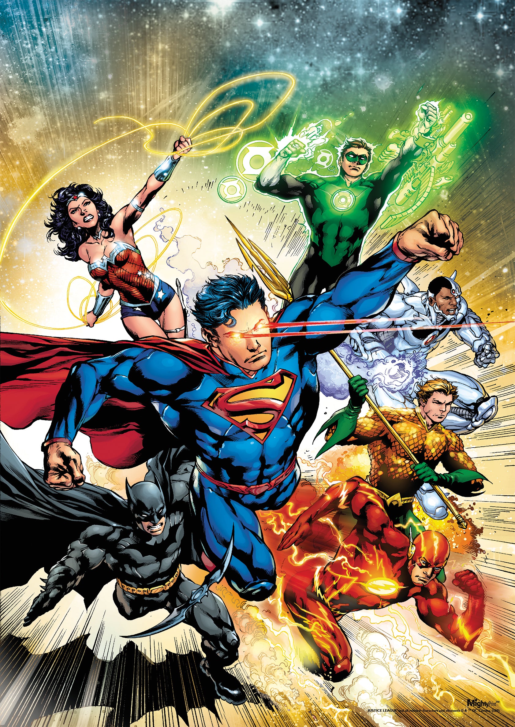 DC Comics (Justice League - Cosmos) MightyPrint™ Wall Art MP17240596