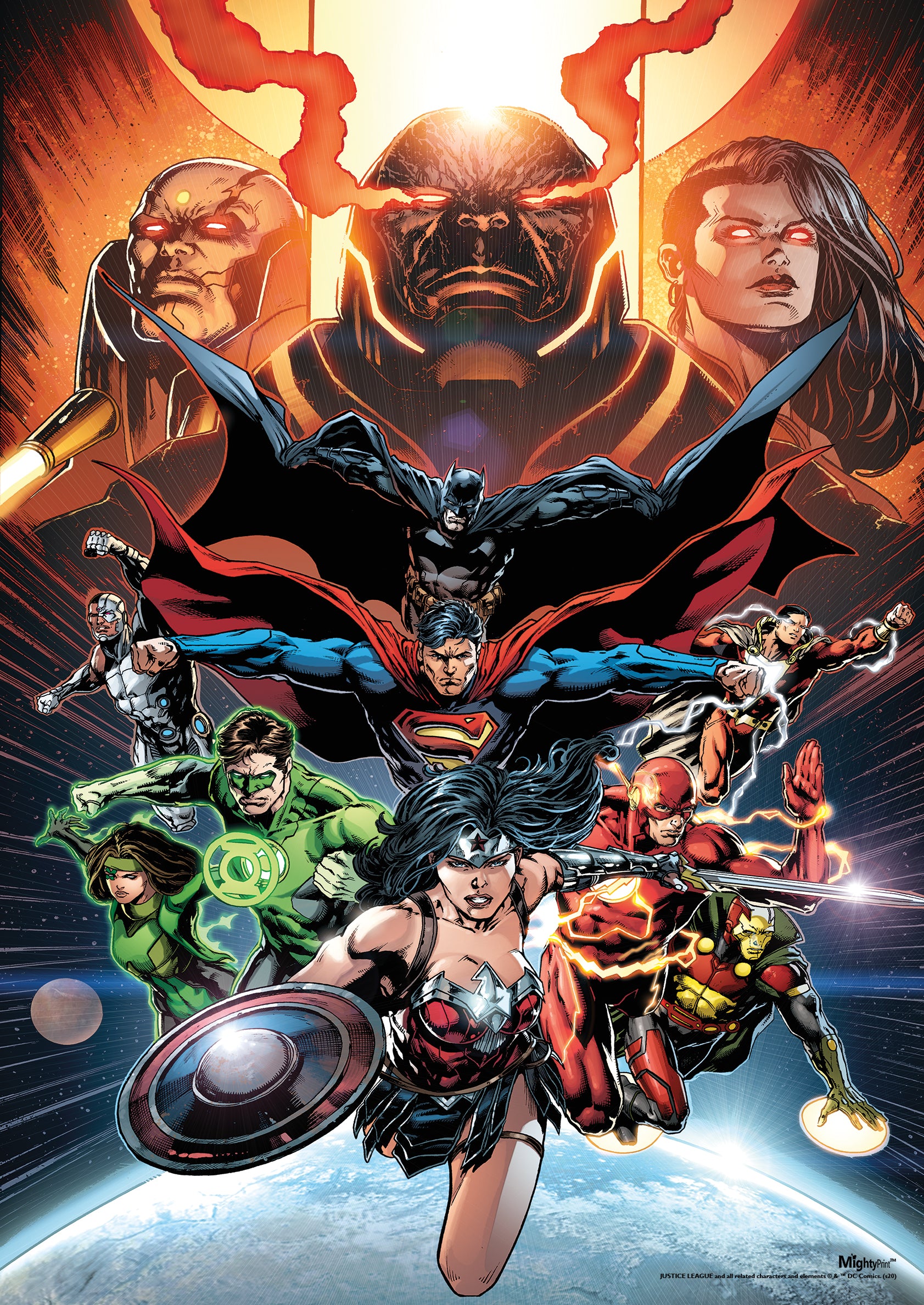 DC Comics (Justice League - Darkseid) MightyPrint™ Wall Art MP17240597