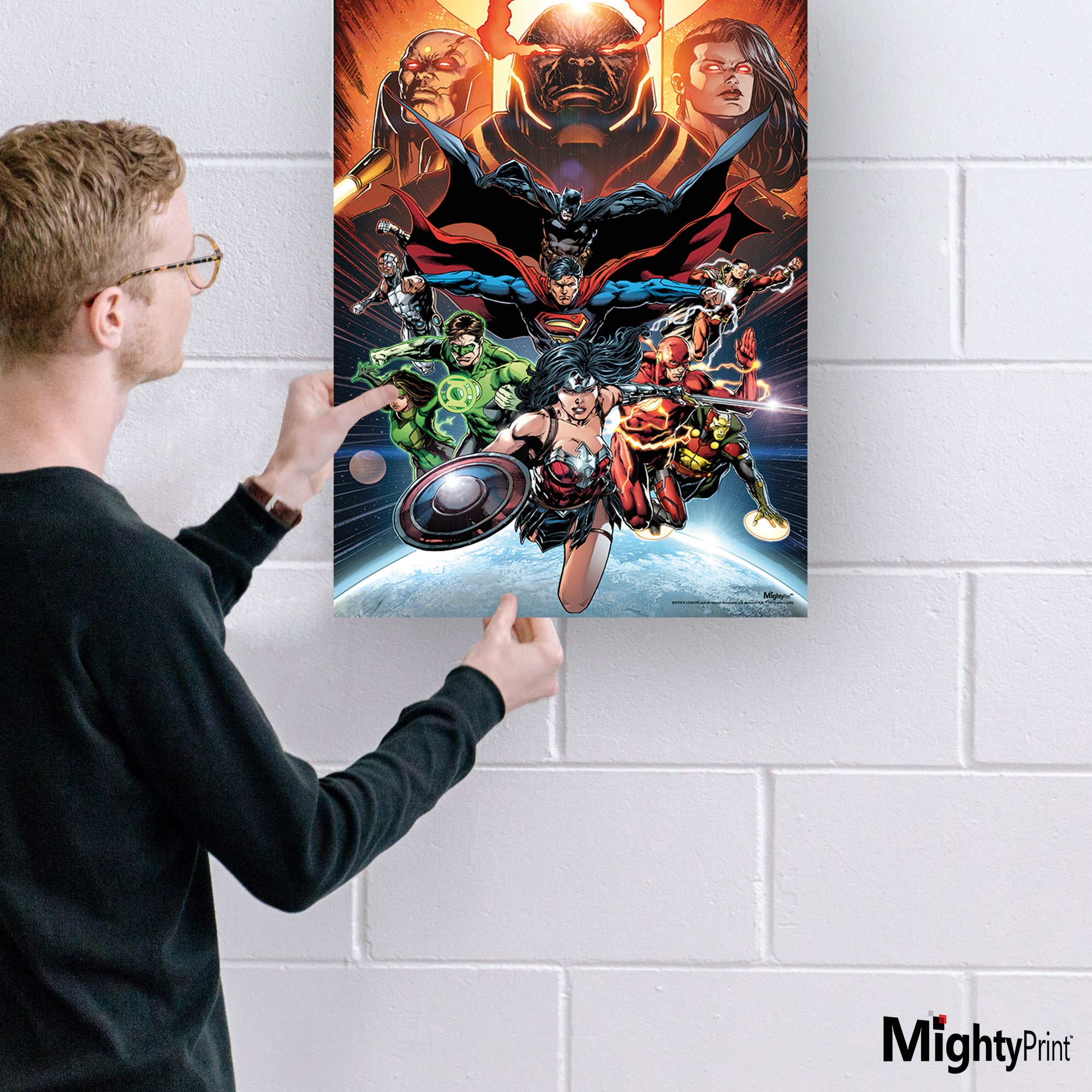 DC Comics (Justice League - Darkseid) MightyPrint™ Wall Art MP17240597