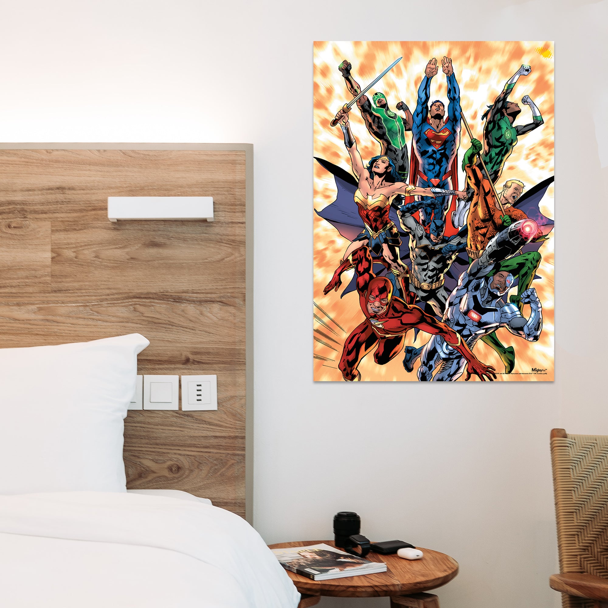 DC Comics (Justice League - Explosion) MightyPrint™ Wall Art MP17240598