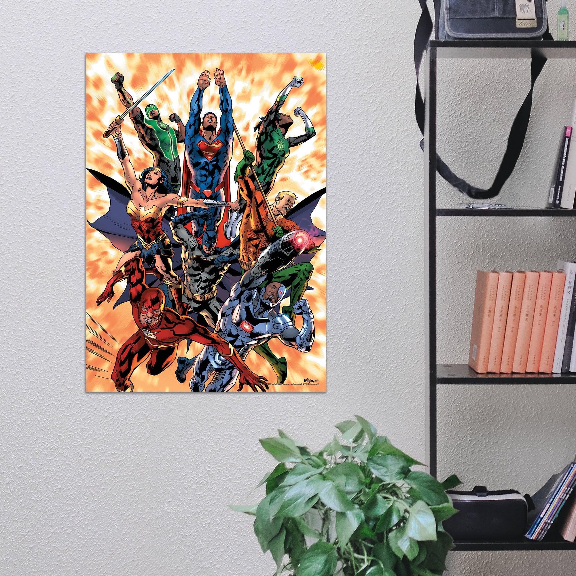 DC Comics (Justice League - Explosion) MightyPrint™ Wall Art MP17240598