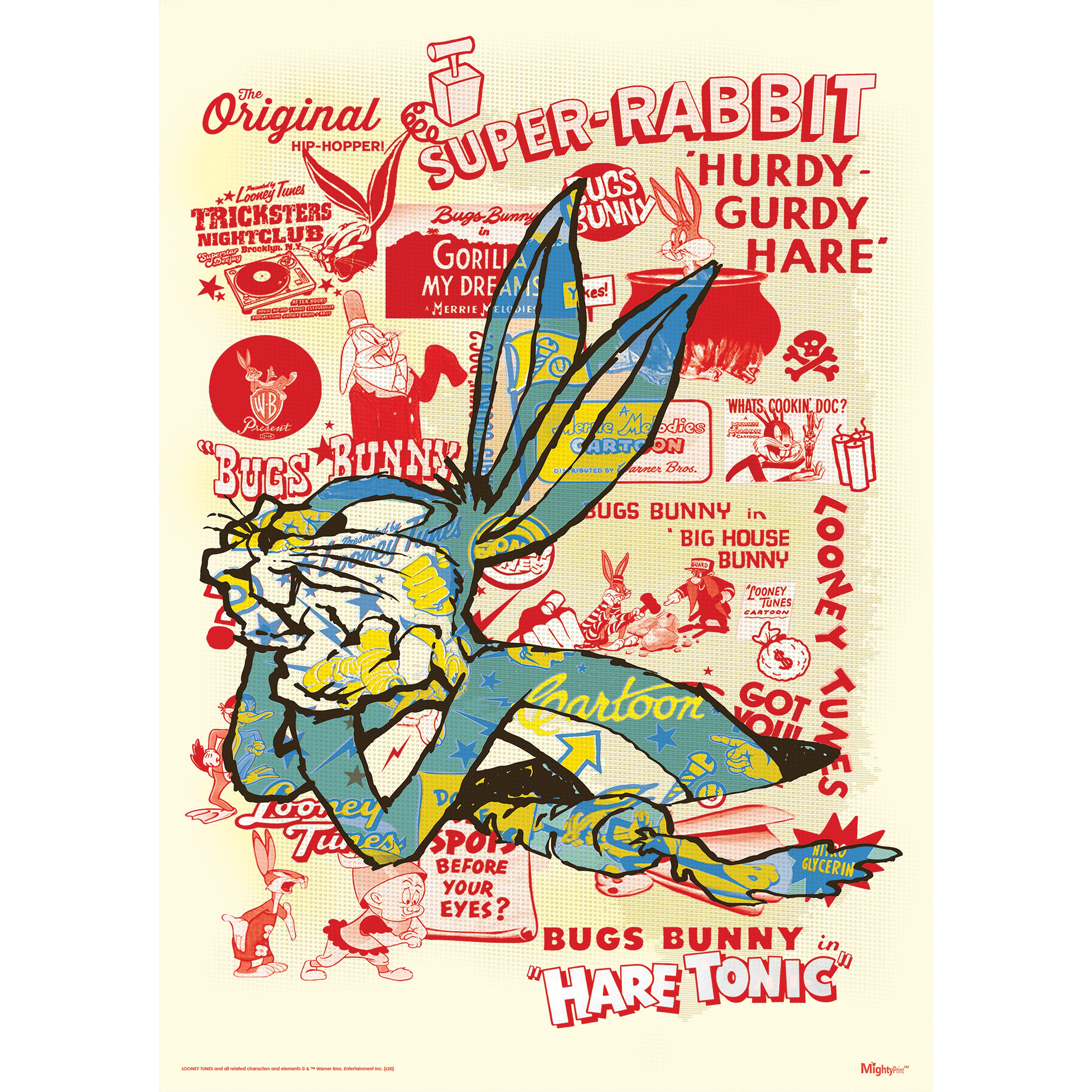Looney Tunes (Bugs Bunny - Hare Tonic) MightyPrint™ Wall Art MP17240602