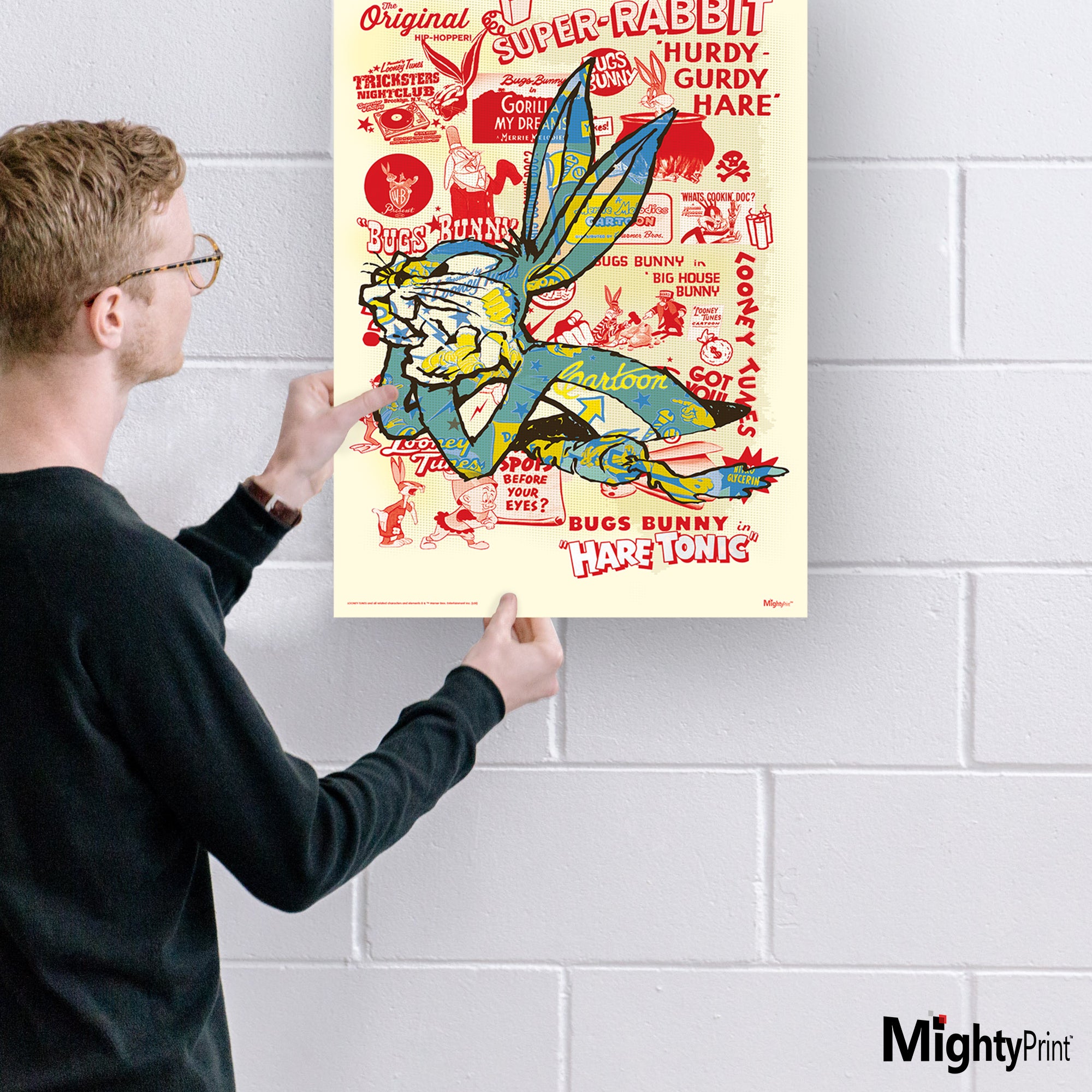 Looney Tunes (Bugs Bunny - Hare Tonic) MightyPrint™ Wall Art MP17240602