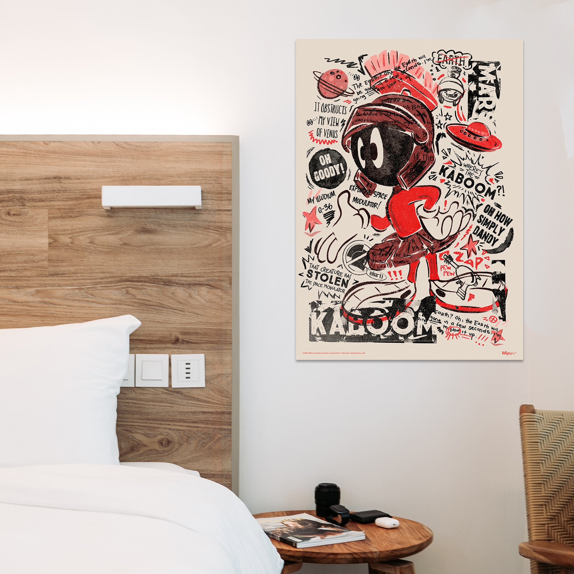 Looney Tunes (Marvin the Martian - Wheres The Kaboom) MightyPrint™ Wall Art MP17240605