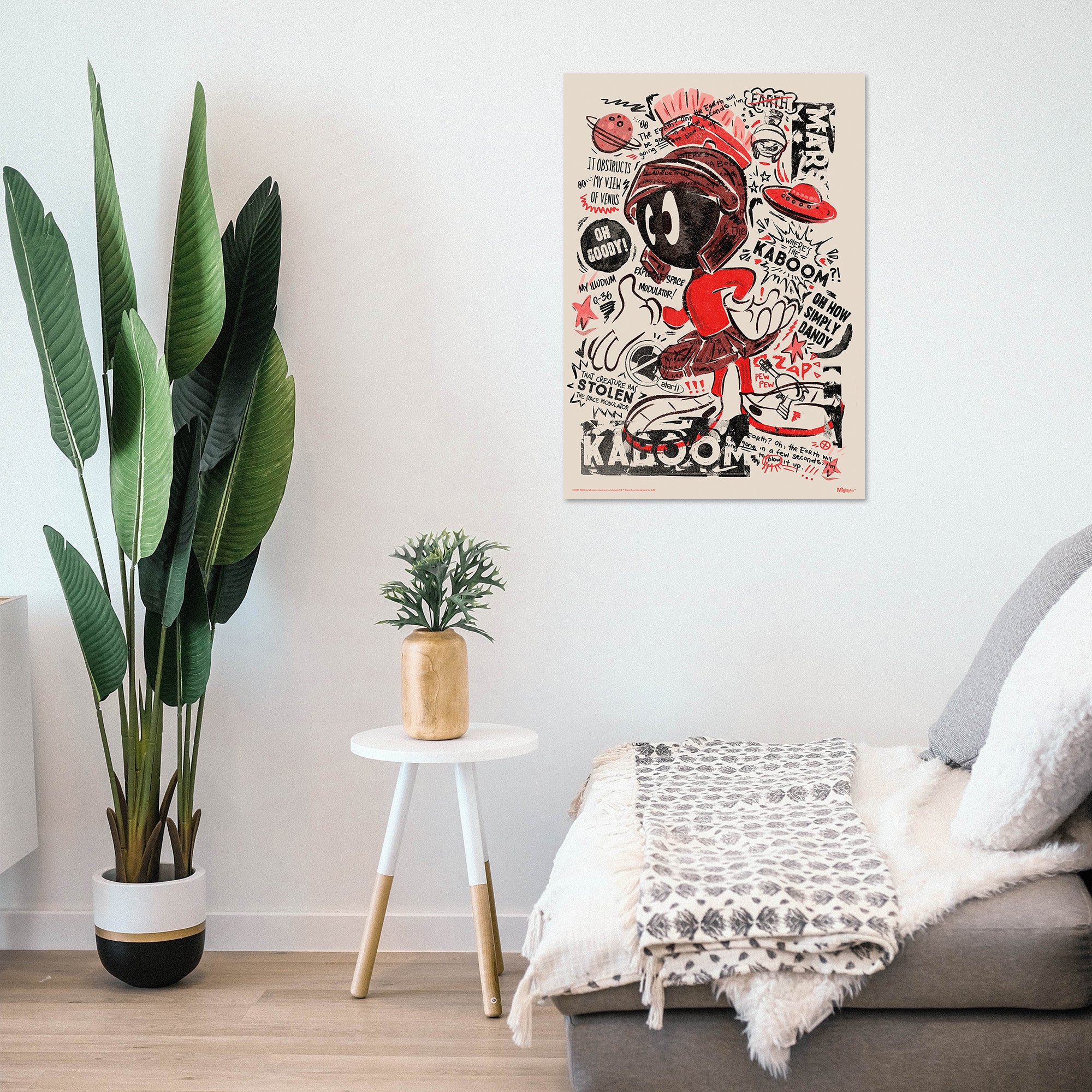 Looney Tunes (Marvin the Martian - Wheres The Kaboom) MightyPrint™ Wall Art MP17240605