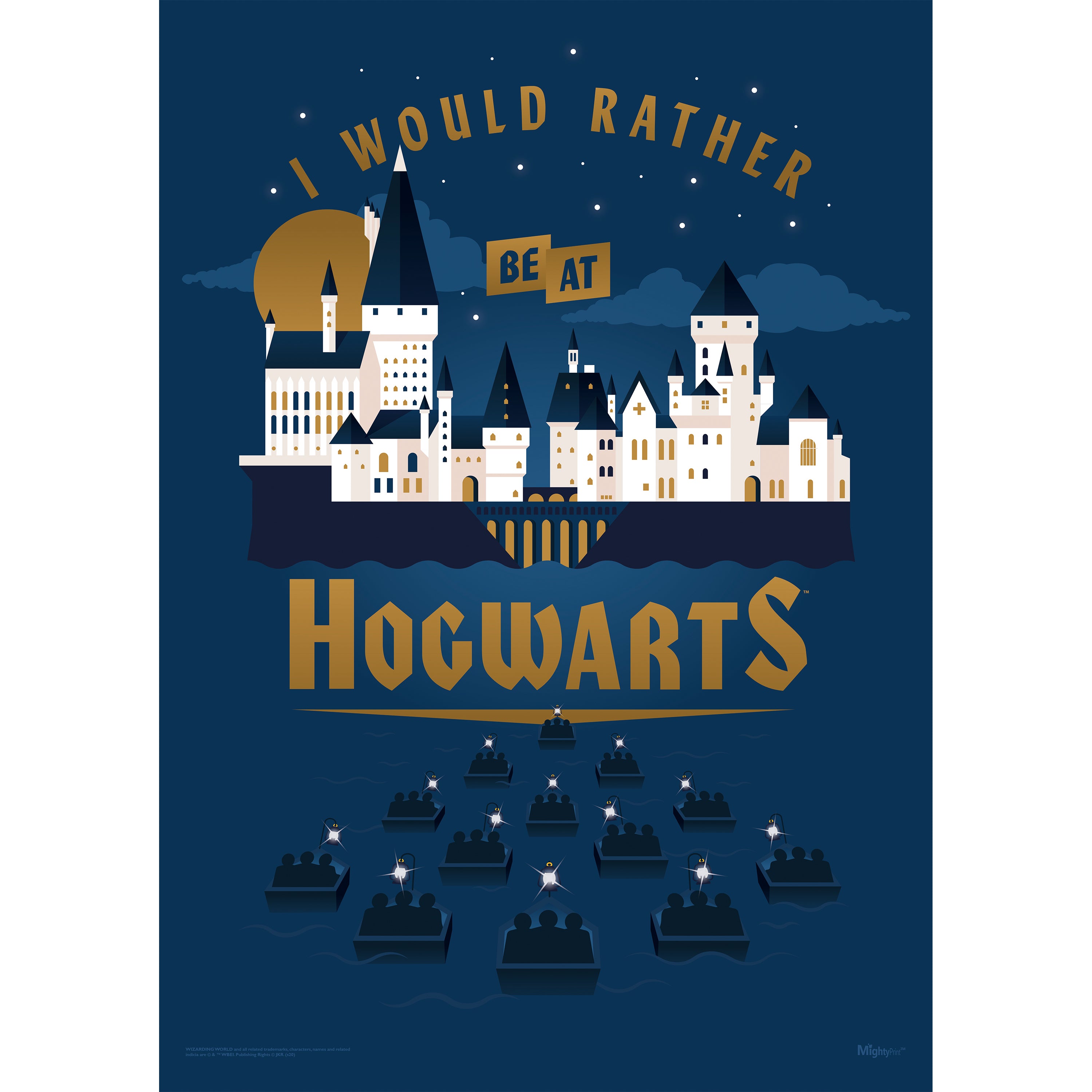 Harry Potter (I Would Rather Be At Hogwarts) MightyPrint™ Wall Art MP17240618