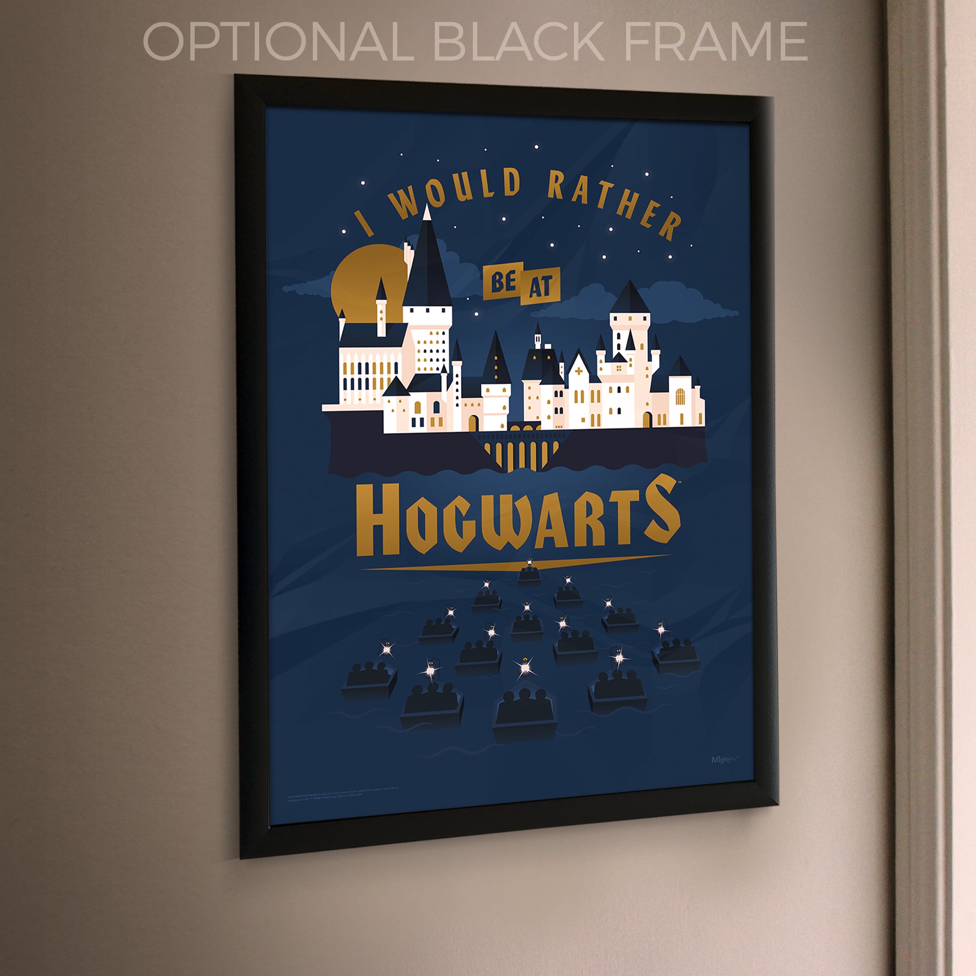 Harry Potter (I Would Rather Be At Hogwarts) MightyPrint™ Wall Art MP17240618