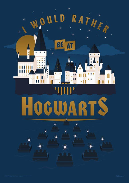Harry Potter (I Would Rather Be At Hogwarts) MightyPrint™ Wall Art MP17240618