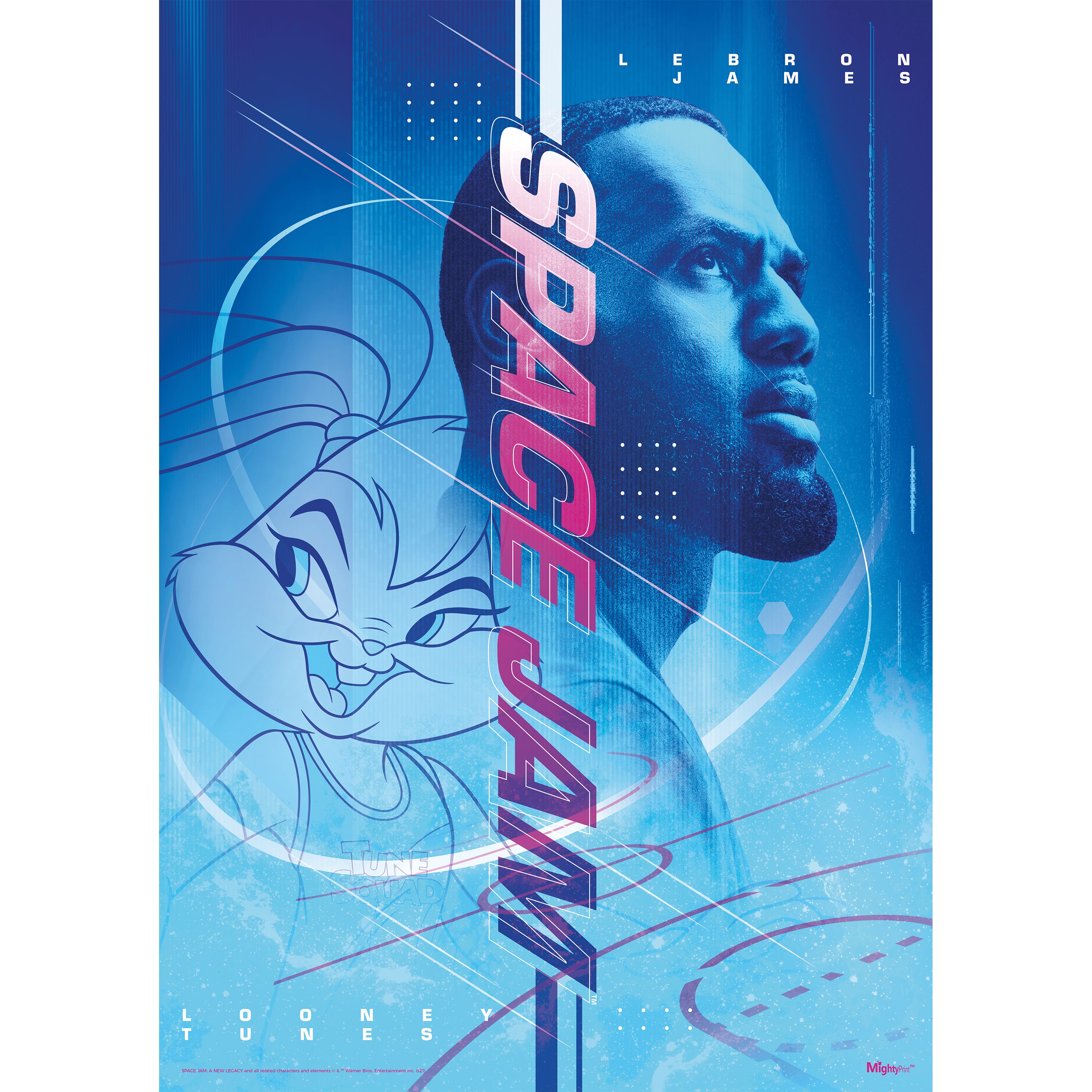 Space Jam: A New Legacy (Lebron James & Lola) MightyPrint™ Wall Art MP17240631