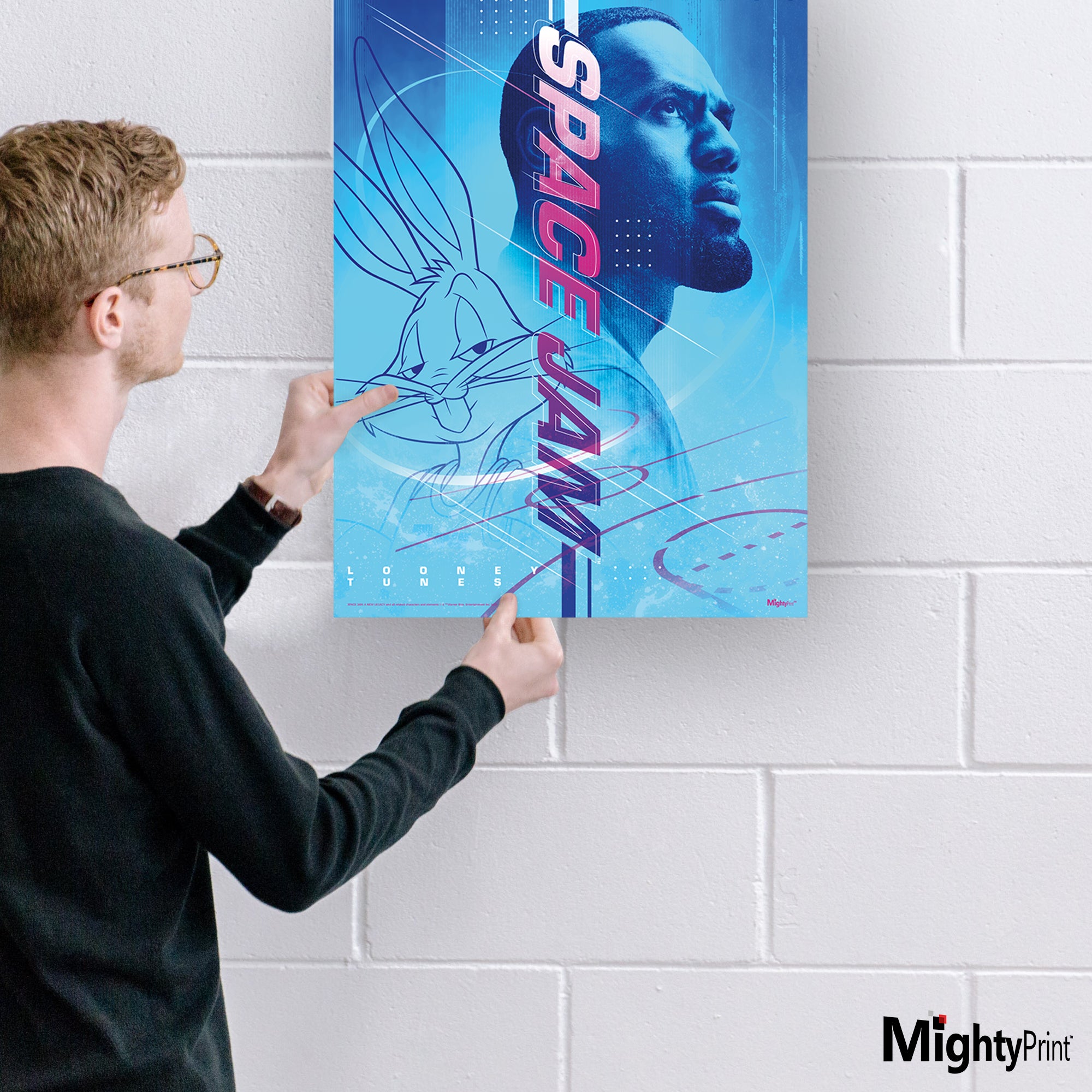Space Jam: A New Legacy (Lebron James & Bugs) MightyPrint™ Wall Art MP17240632