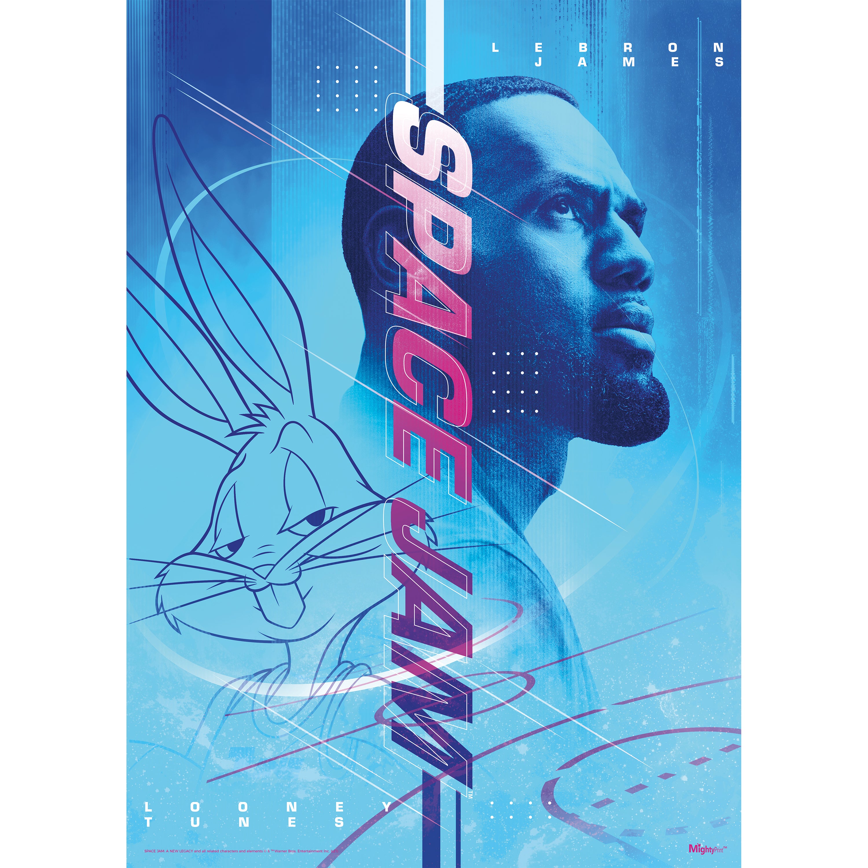 Space Jam: A New Legacy (Lebron James & Bugs) MightyPrint™ Wall Art MP17240632