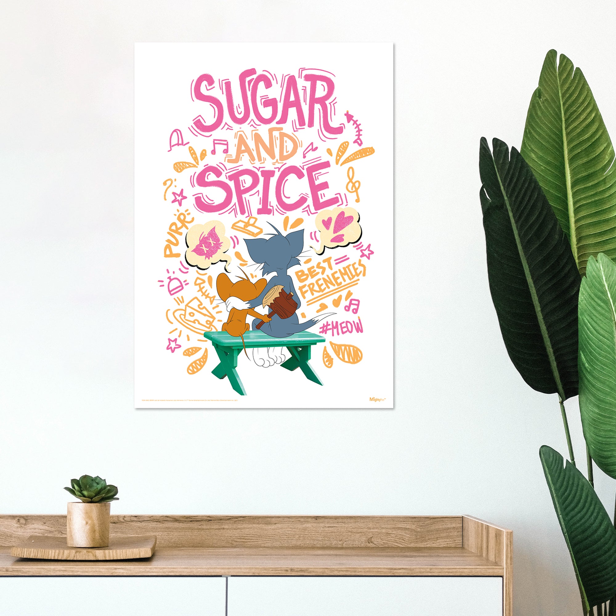 Tom & Jerry (Sugar and Spice) MightyPrint™ Wall Art MP17240646