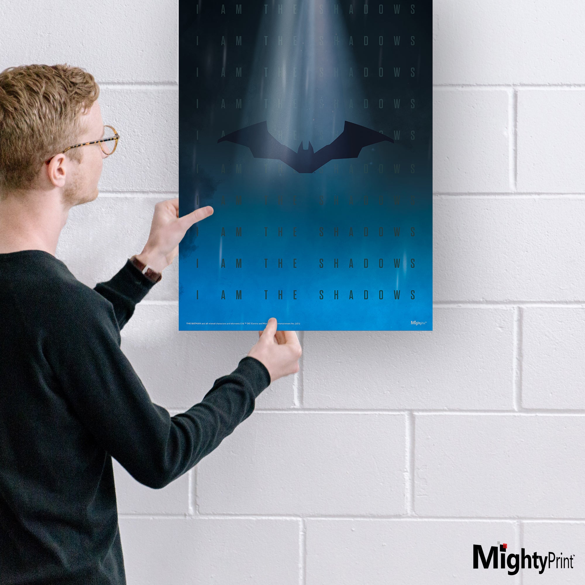 The Batman (Batman Shine) MightyPrint™ Wall Art MP17240657