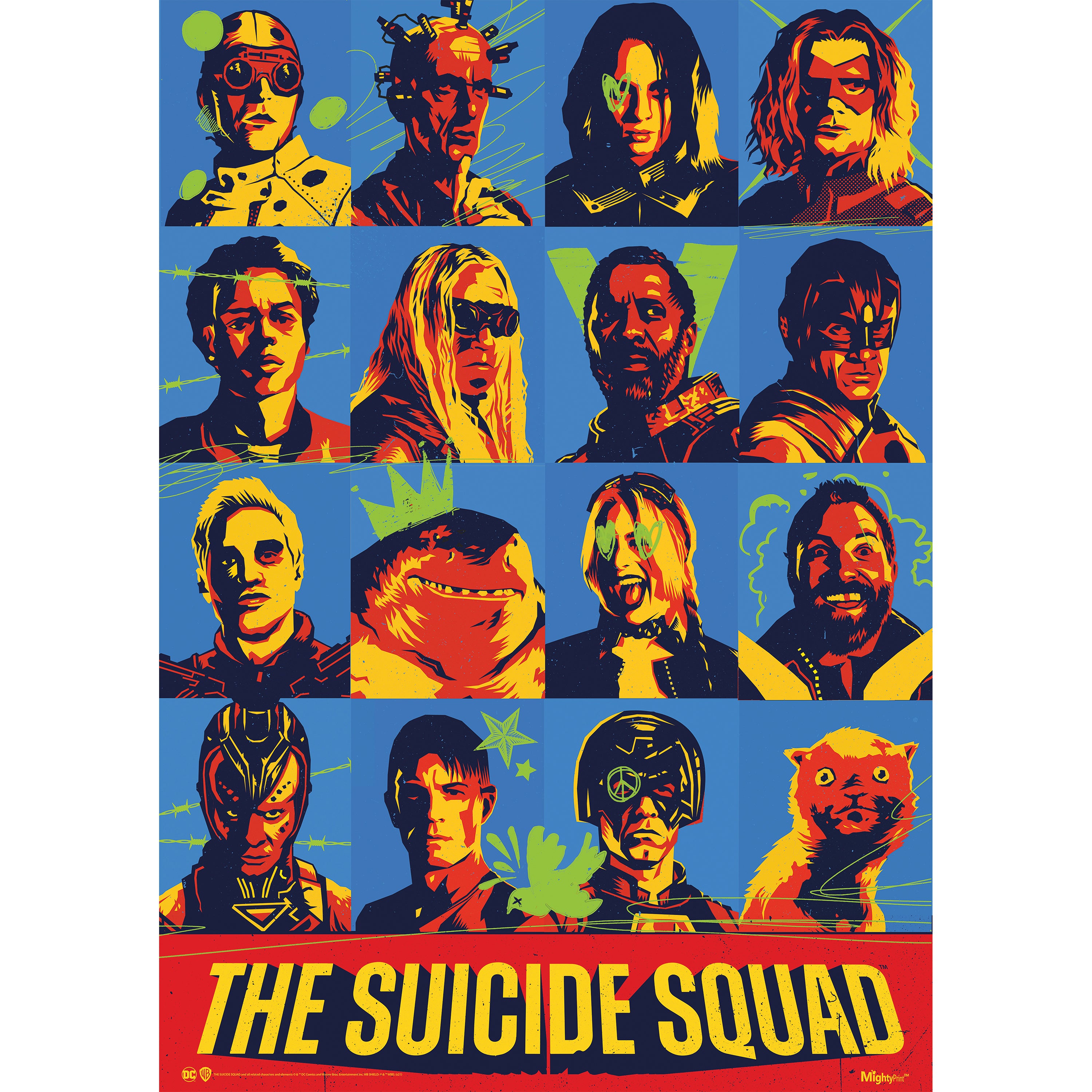 The Suicide Squad (Head Shots) MightyPrint™ Wall Art MP17240666