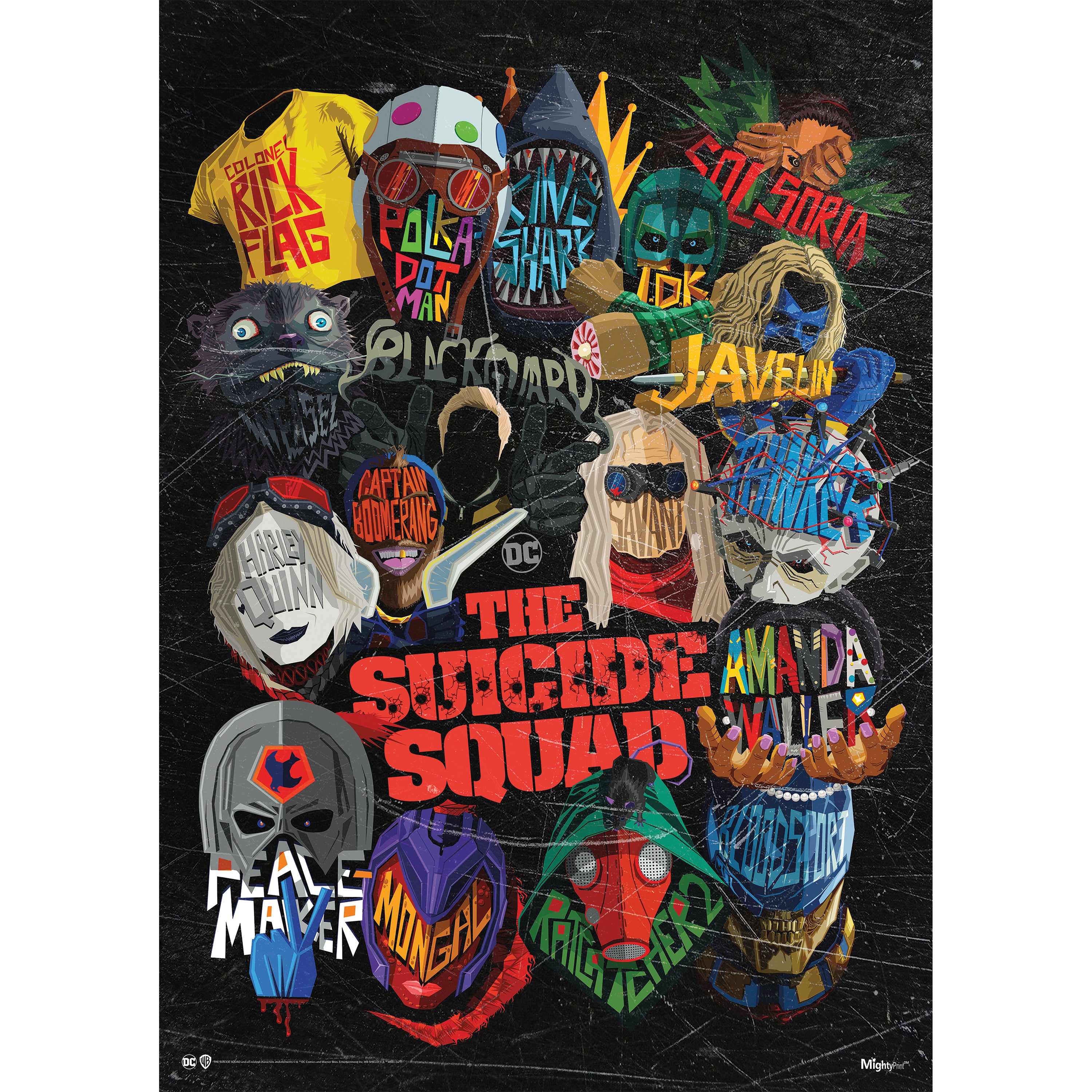 The Suicide Squad (Icons) MightyPrint™ Wall Art MP17240669