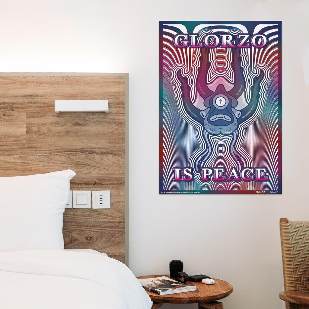 Rick and Morty (Glorzo is Peace) MightyPrint™ Wall Art MP17240688