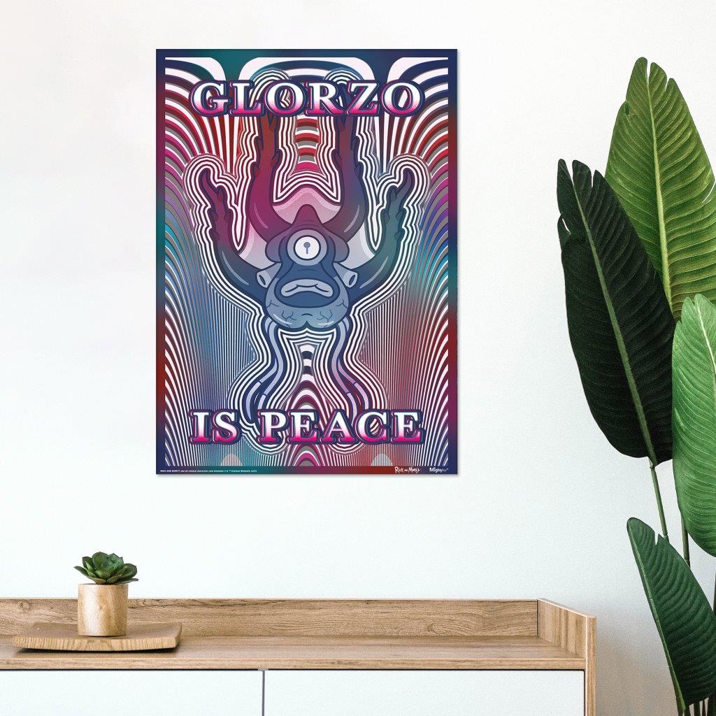 Rick and Morty (Glorzo is Peace) MightyPrint™ Wall Art MP17240688