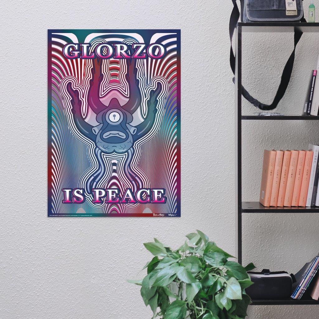 Rick and Morty (Glorzo is Peace) MightyPrint™ Wall Art MP17240688