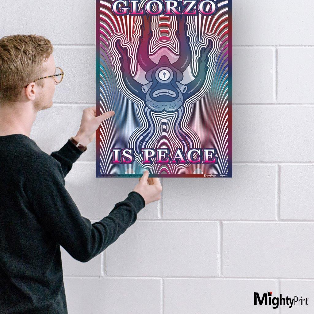 Rick and Morty (Glorzo is Peace) MightyPrint™ Wall Art MP17240688
