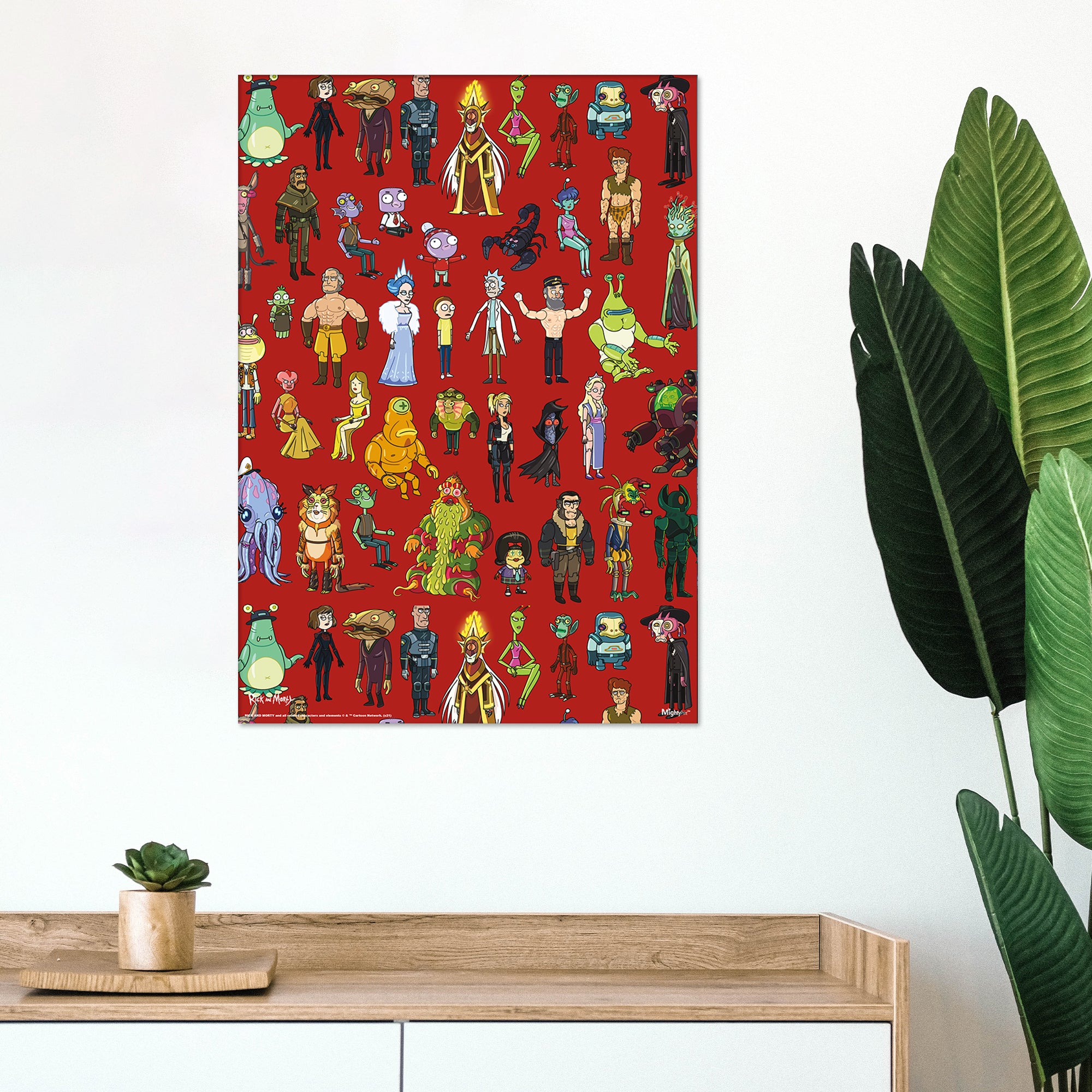 Rick and Morty (Characters) MightyPrint™ Wall Art MP17240689