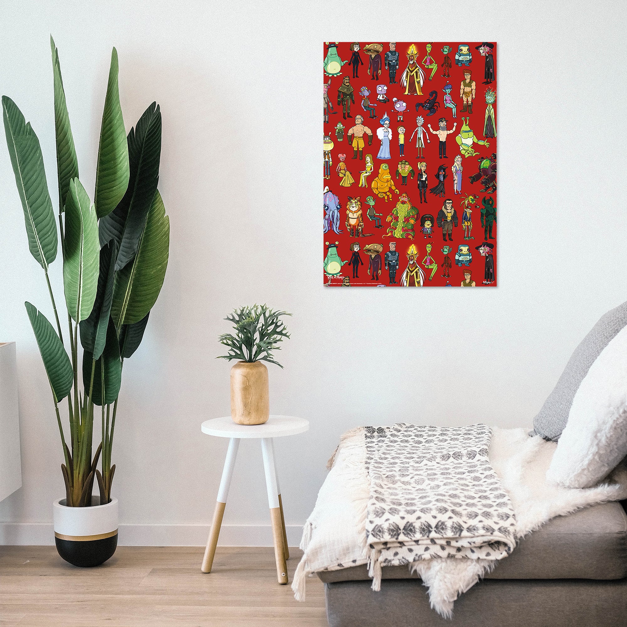 Rick and Morty (Characters) MightyPrint™ Wall Art MP17240689