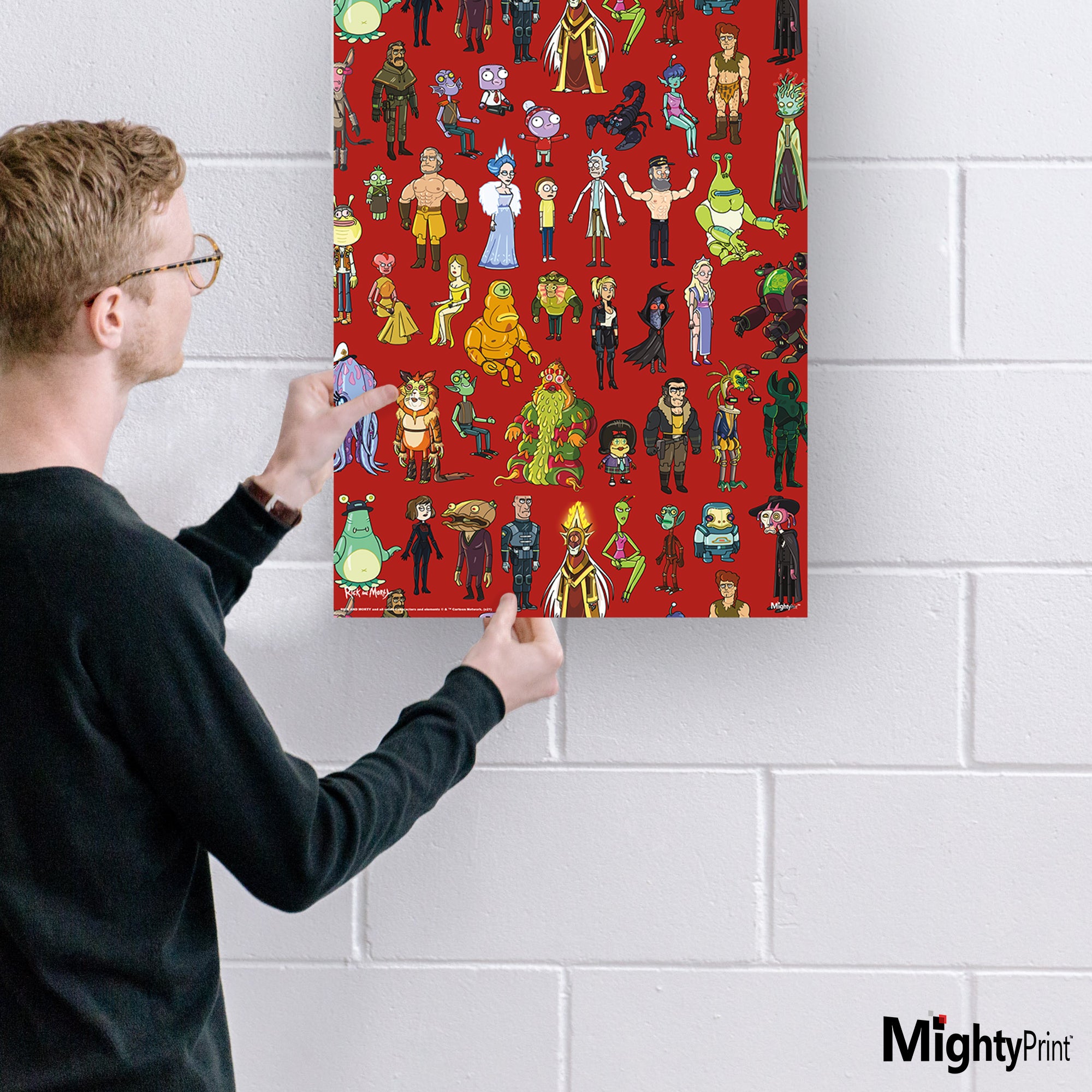 Rick and Morty (Characters) MightyPrint™ Wall Art MP17240689