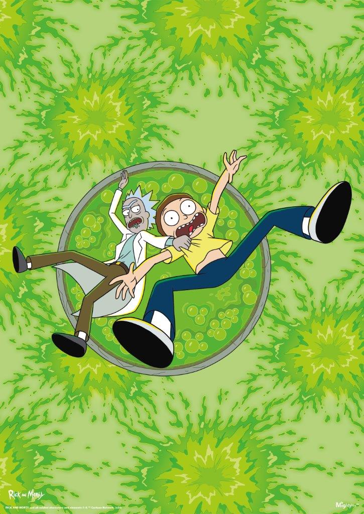 Rick and Morty (Acid) MightyPrint™ Wall Art MP17240690