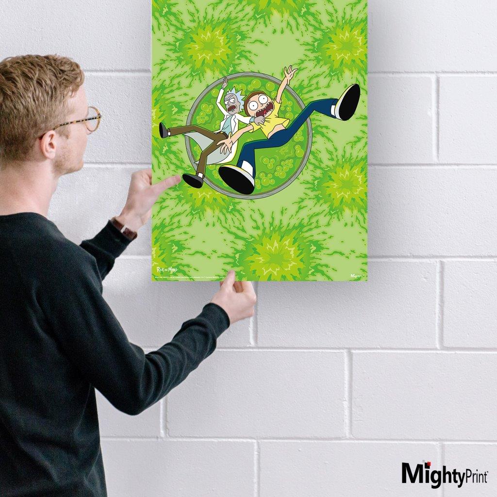 Rick and Morty (Acid) MightyPrint™ Wall Art MP17240690